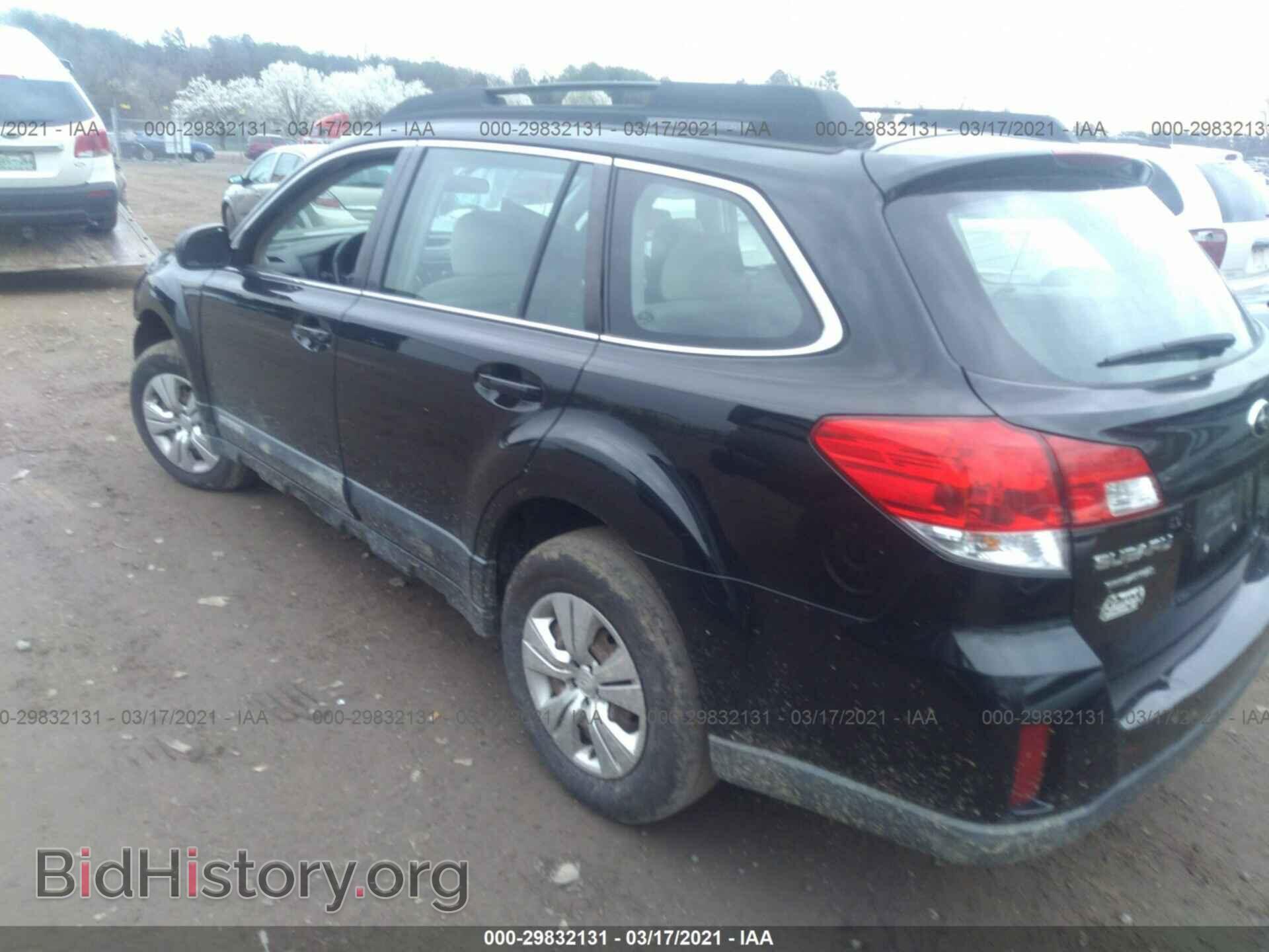 2012 SUBARU OUTBACK - VIN: 4S4BRBAC9C1231217 - Фото 3