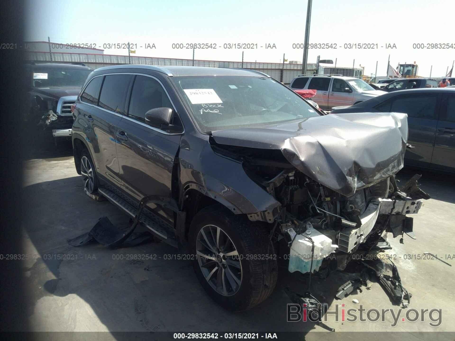 Photo 5TDKZRFH8JS544602 - TOYOTA HIGHLANDER 2018