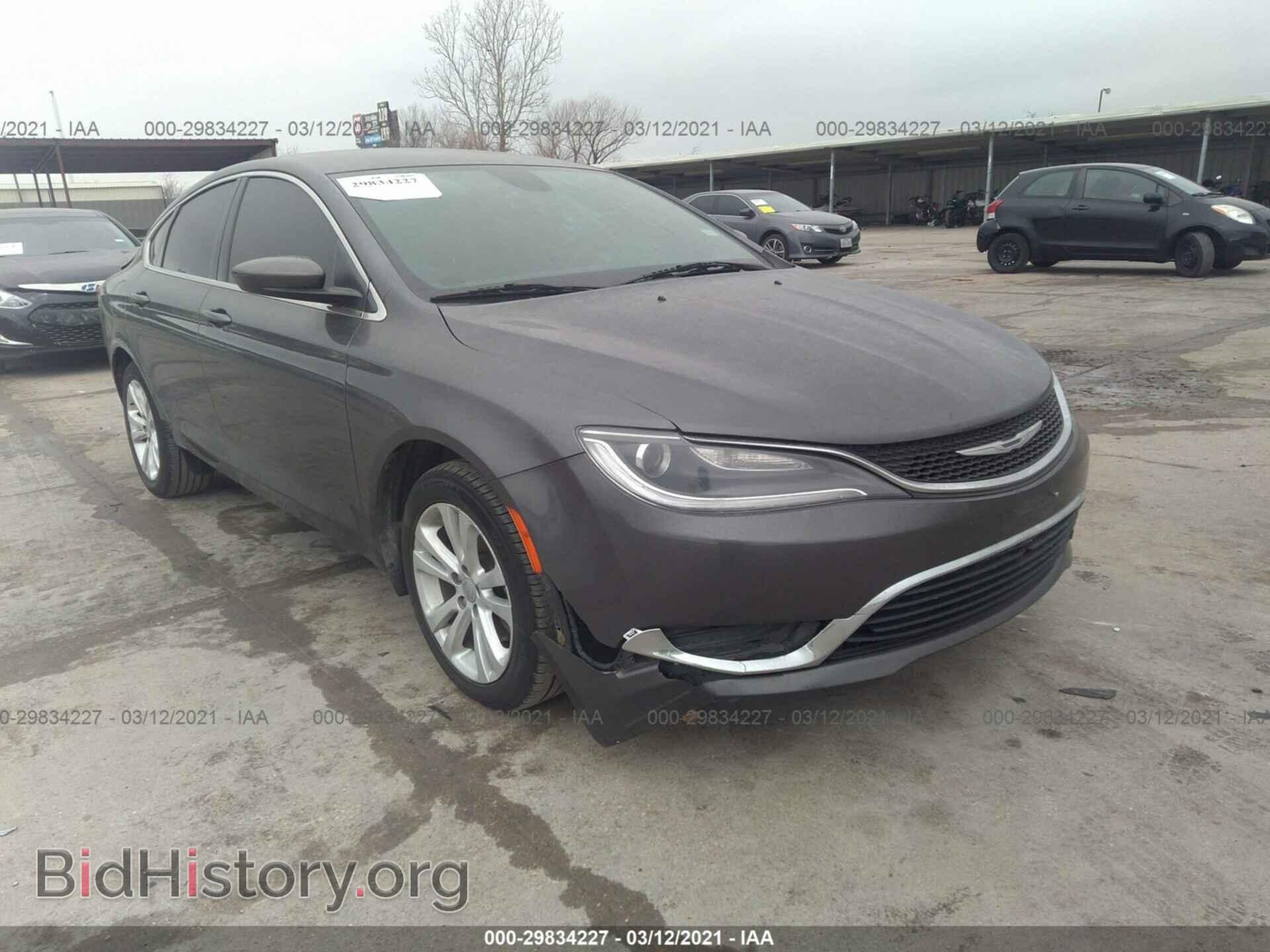 Фотография 1C3CCCABXFN587183 - CHRYSLER 200 2015