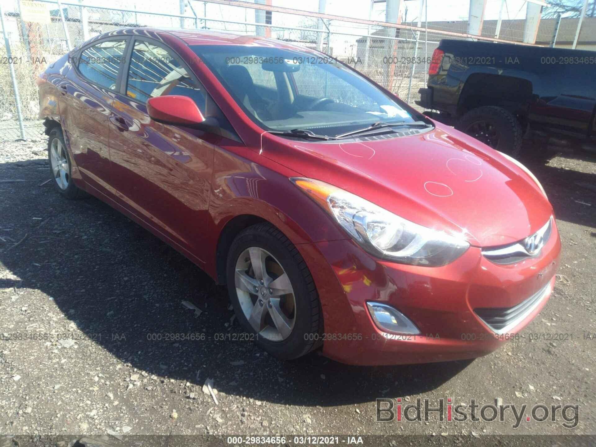 Photo KMHDH4AE9CU370075 - HYUNDAI ELANTRA 2012