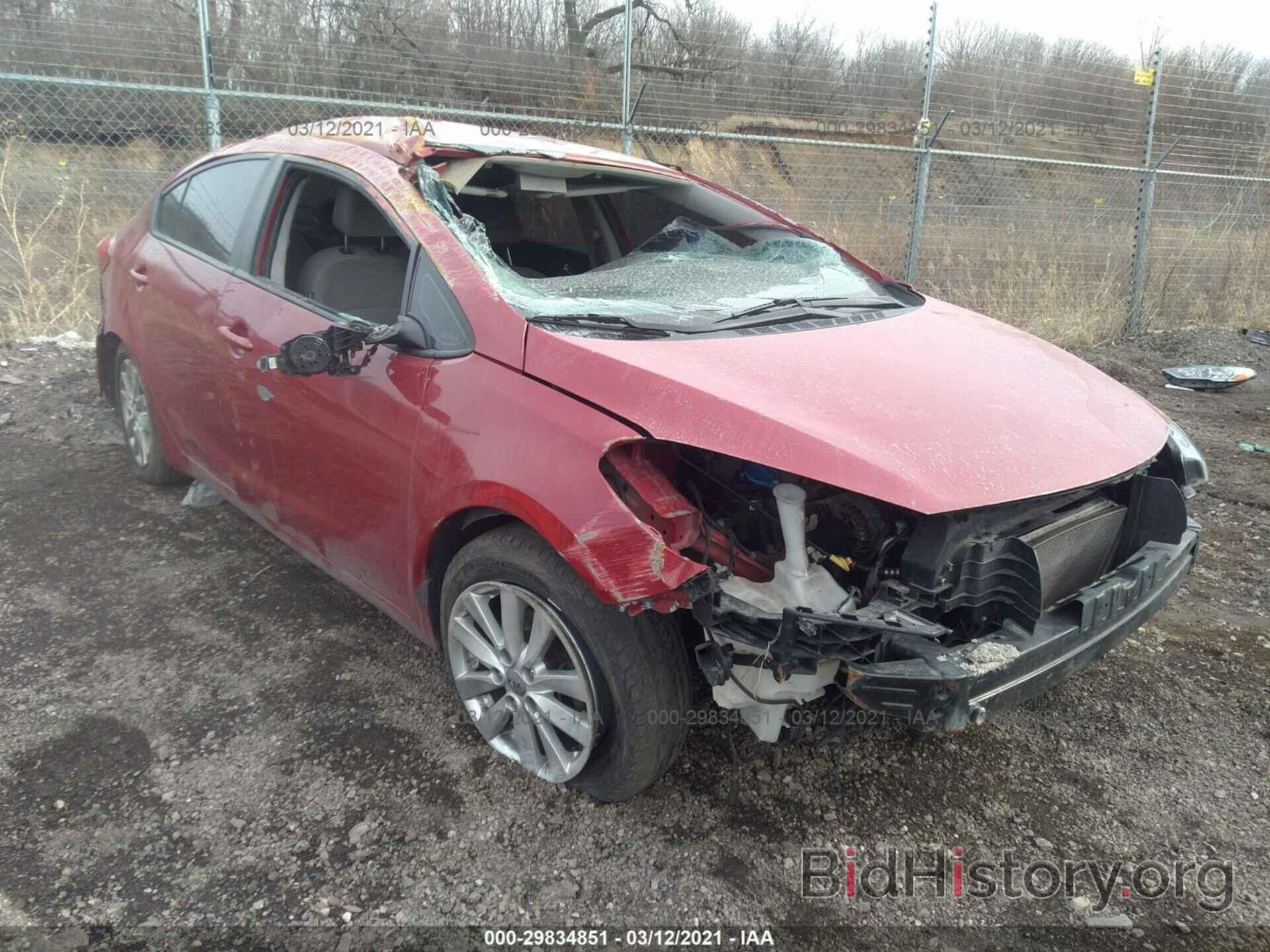 Photo KNAFX4A66E5059643 - KIA FORTE 2014