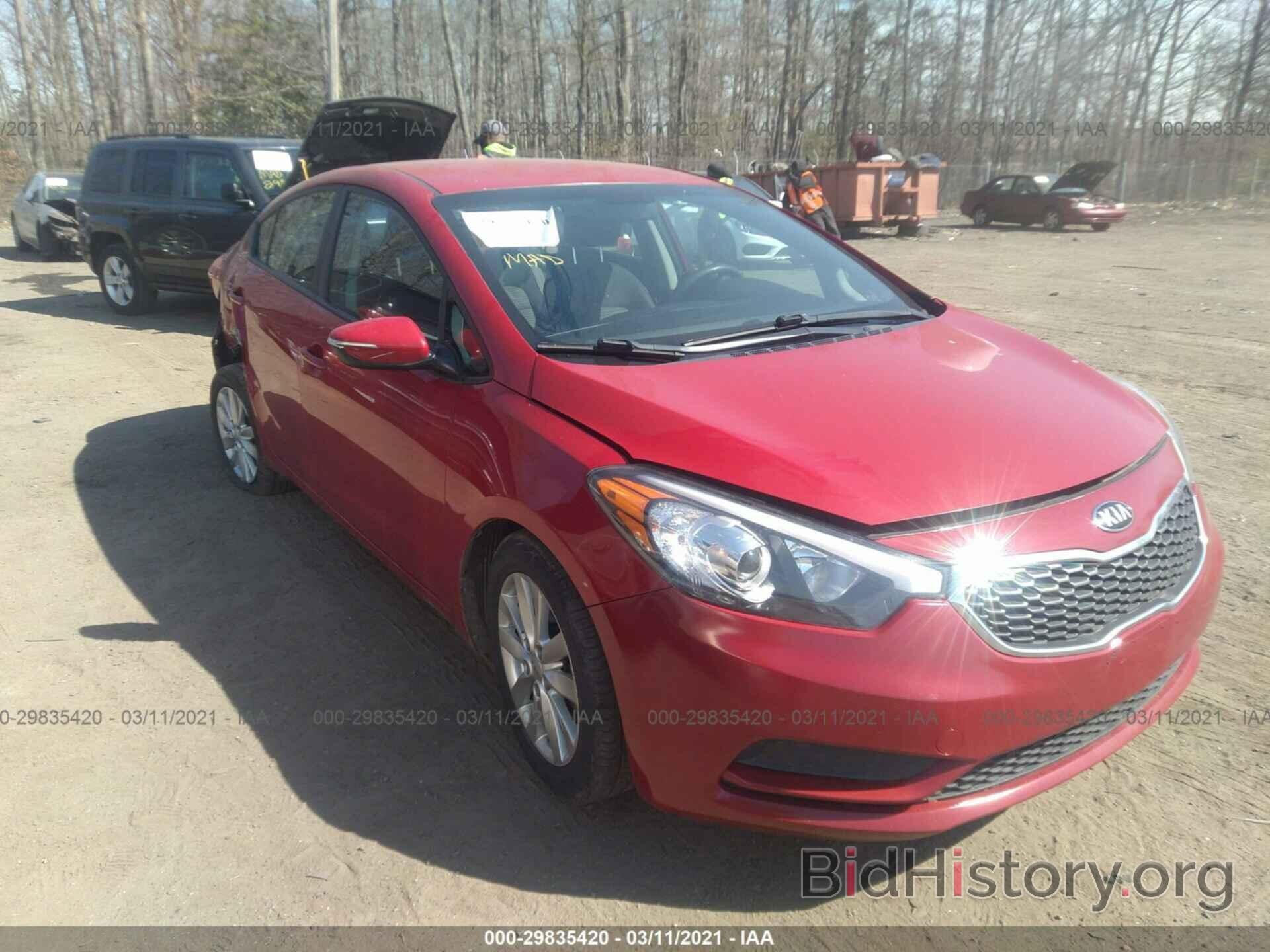 Photo KNAFX4A65G5601740 - KIA FORTE 2016