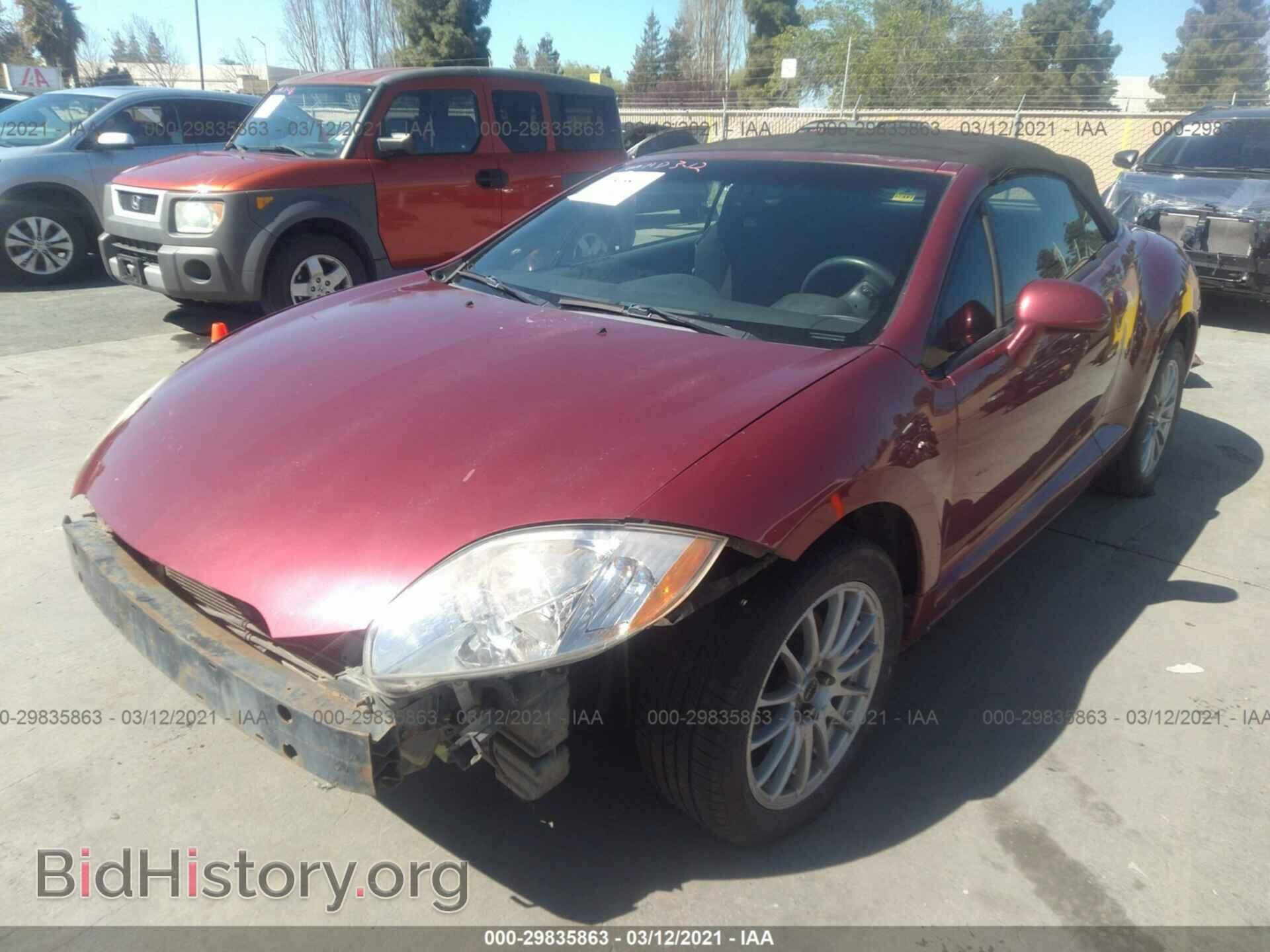 2008 MITSUBISHI ECLIPSE - VIN: 4A3AL25F18E038319 - Фото 2