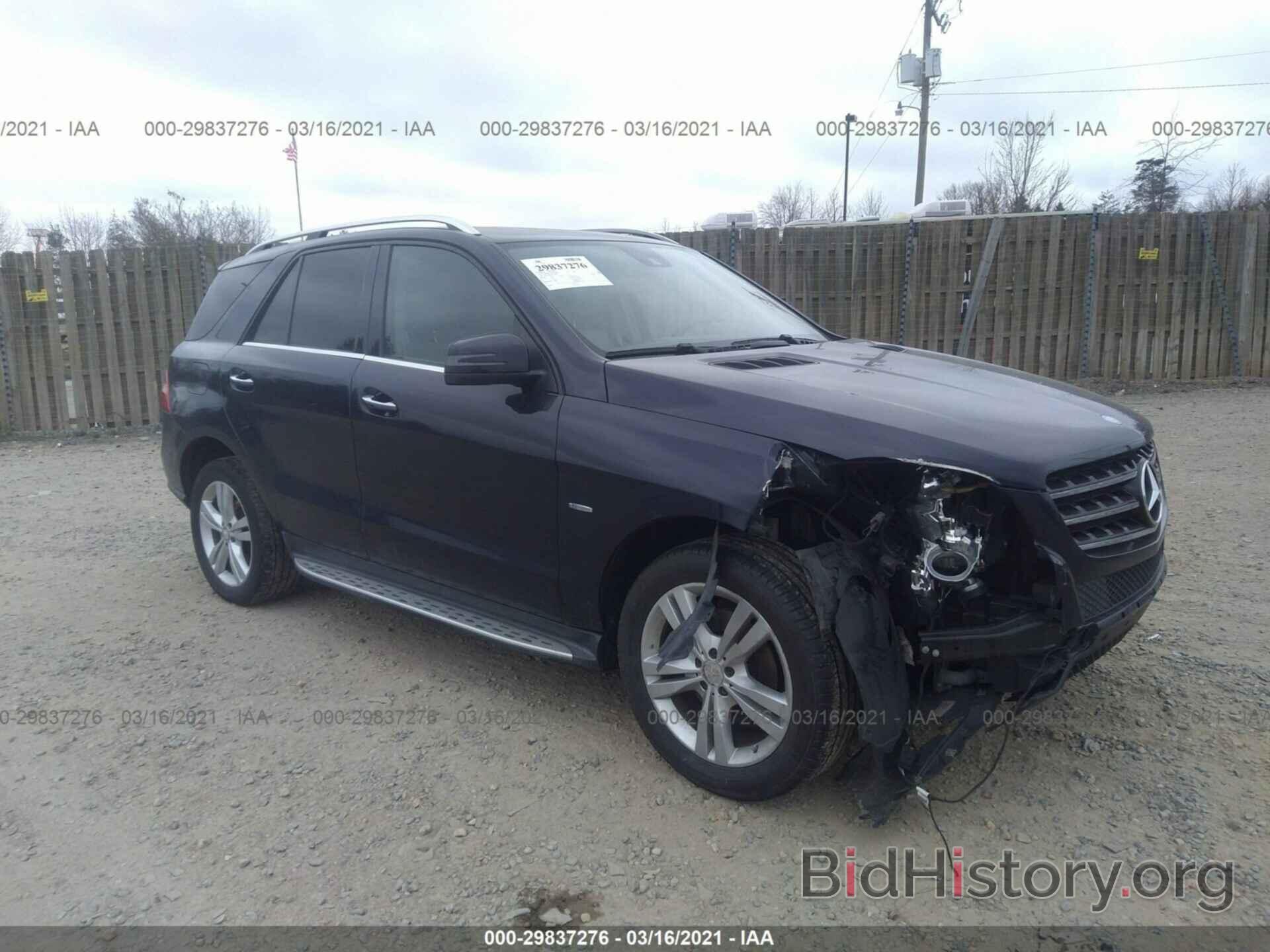 Photo 4JGDA5HB6CA034911 - MERCEDES-BENZ M-CLASS 2012