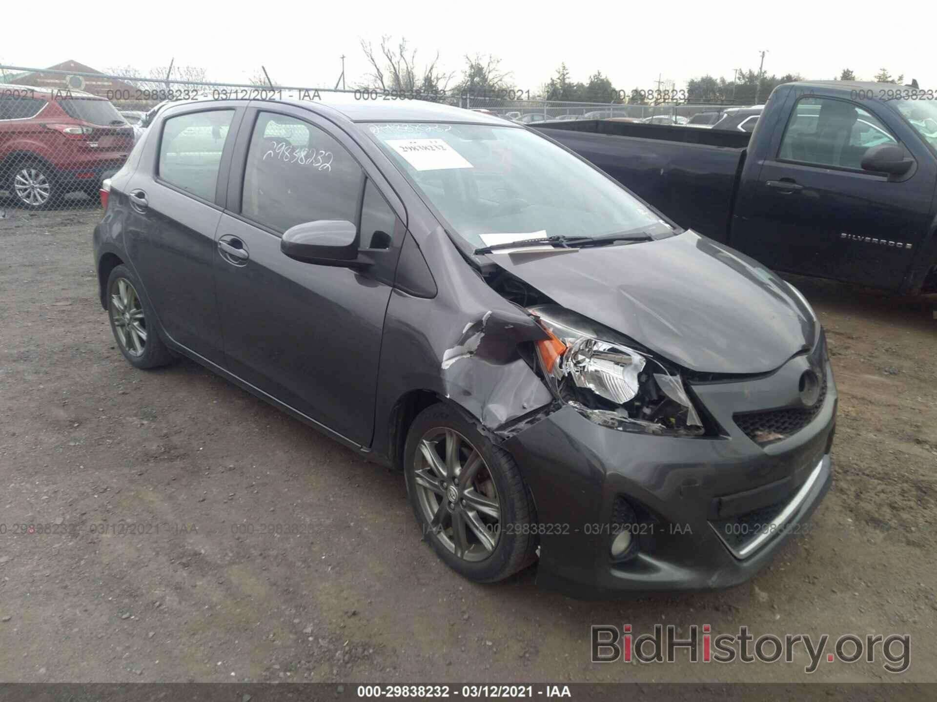 Photo JTDKTUD3XDD563289 - TOYOTA YARIS 2013