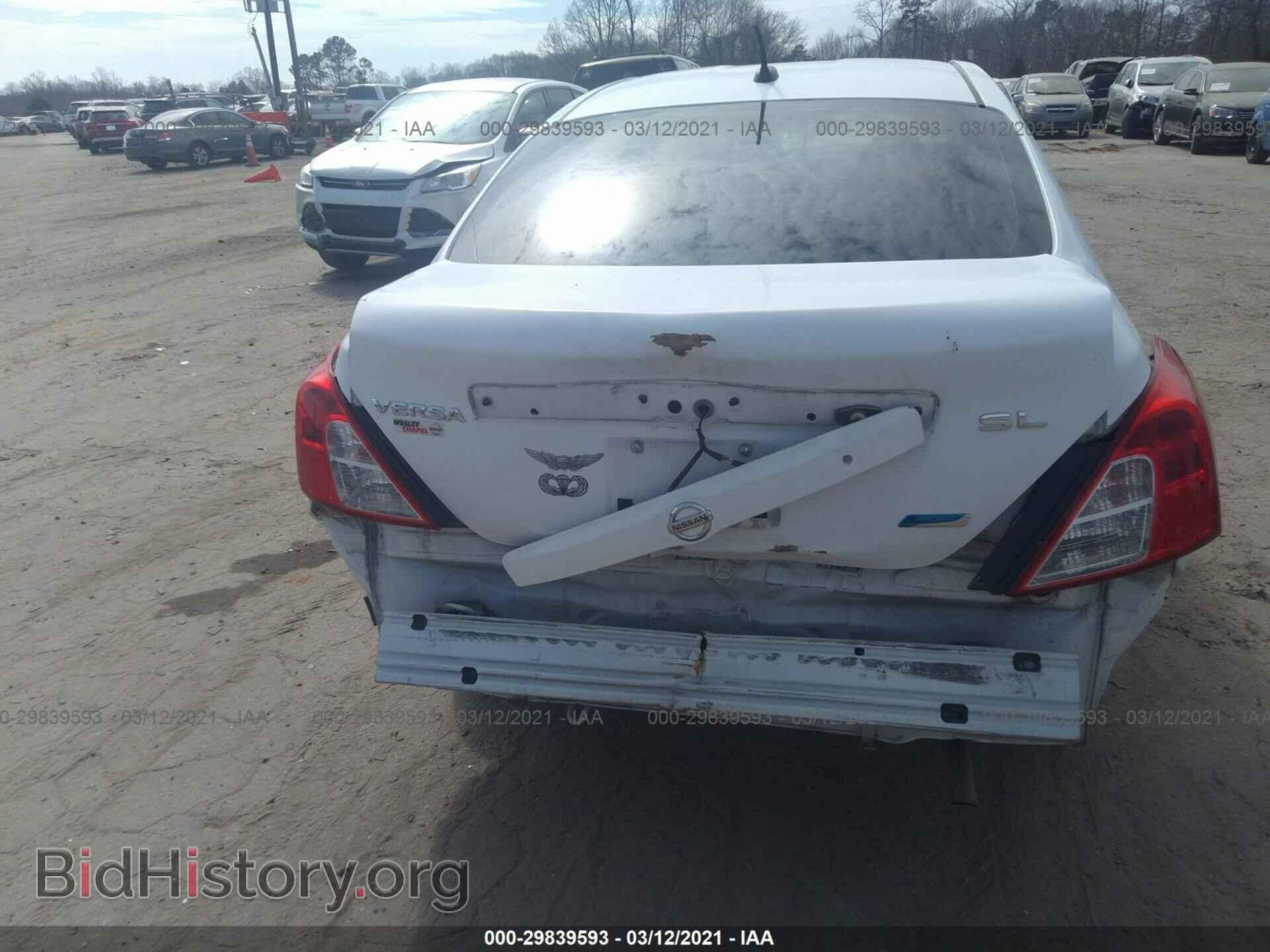 2012 NISSAN VERSA - VIN: 3N1CN7AP1CL937615 - Фото 6