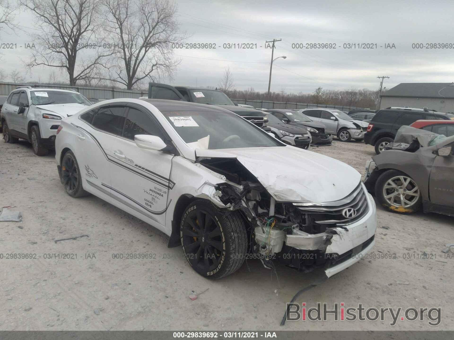 Photo KMHFH4JG8GA568745 - HYUNDAI AZERA 2016