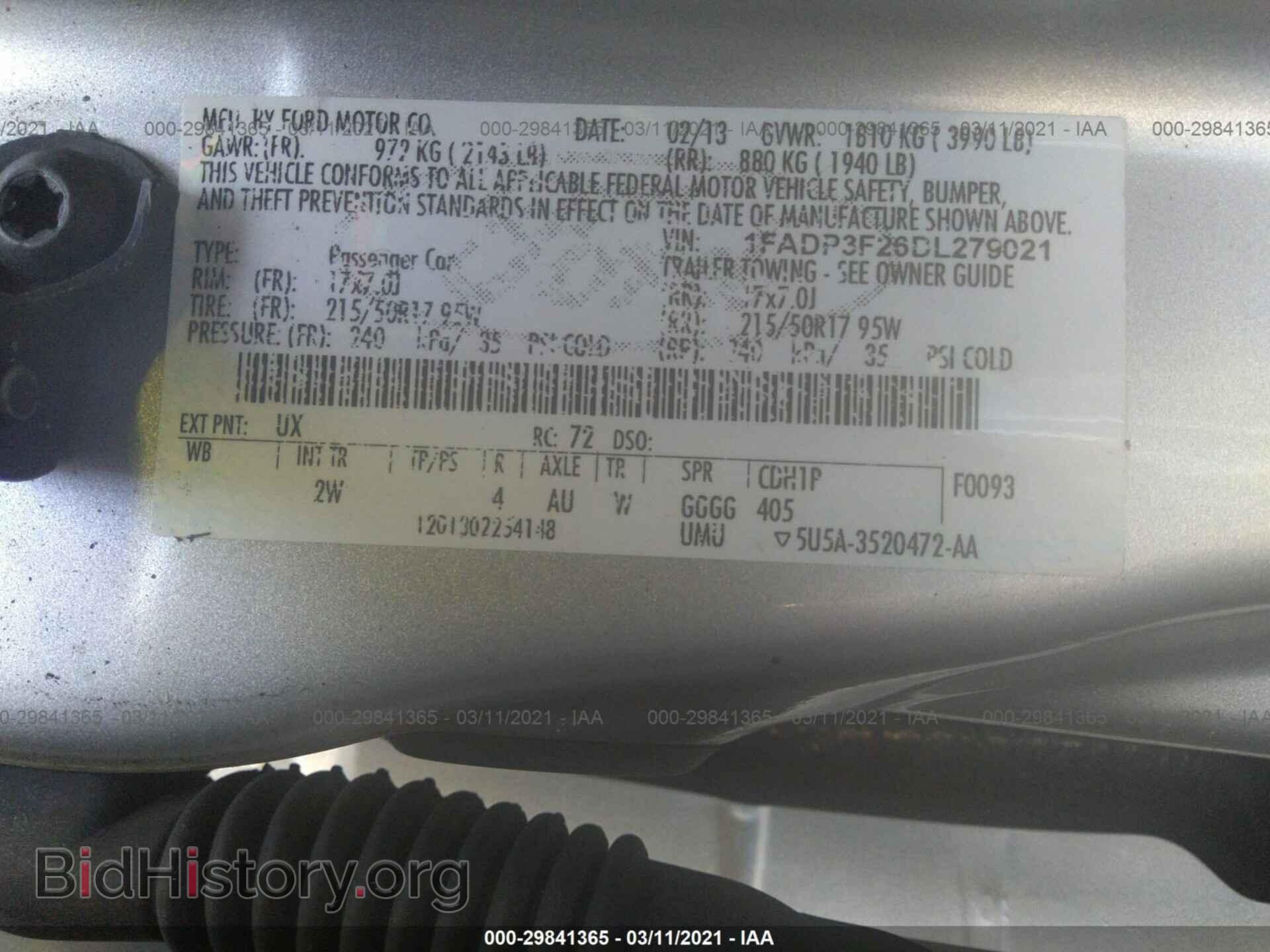 2013 FORD FOCUS - VIN: 1FADP3F26DL279021 - Photo 9
