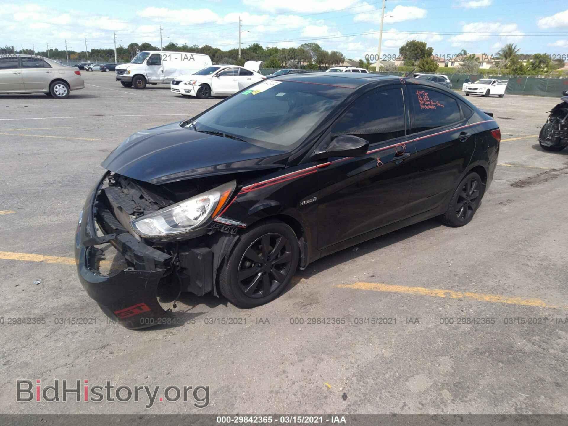 2013 HYUNDAI ACCENT - VIN: KMHCU4AE9DU278151 - Фото 2