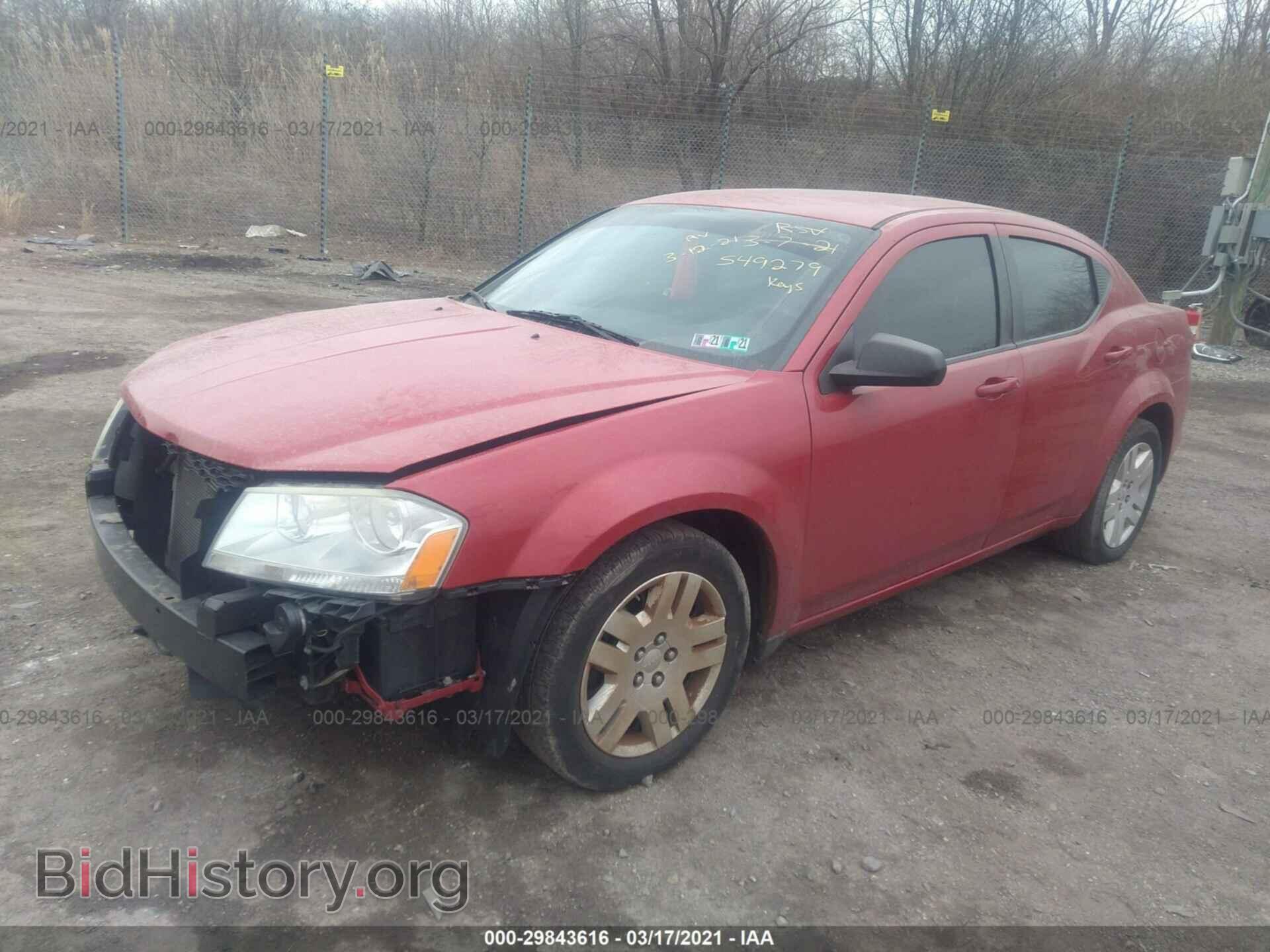 2013 DODGE AVENGER - VIN: 1C3CDZAB2DN549279 - Фото 2