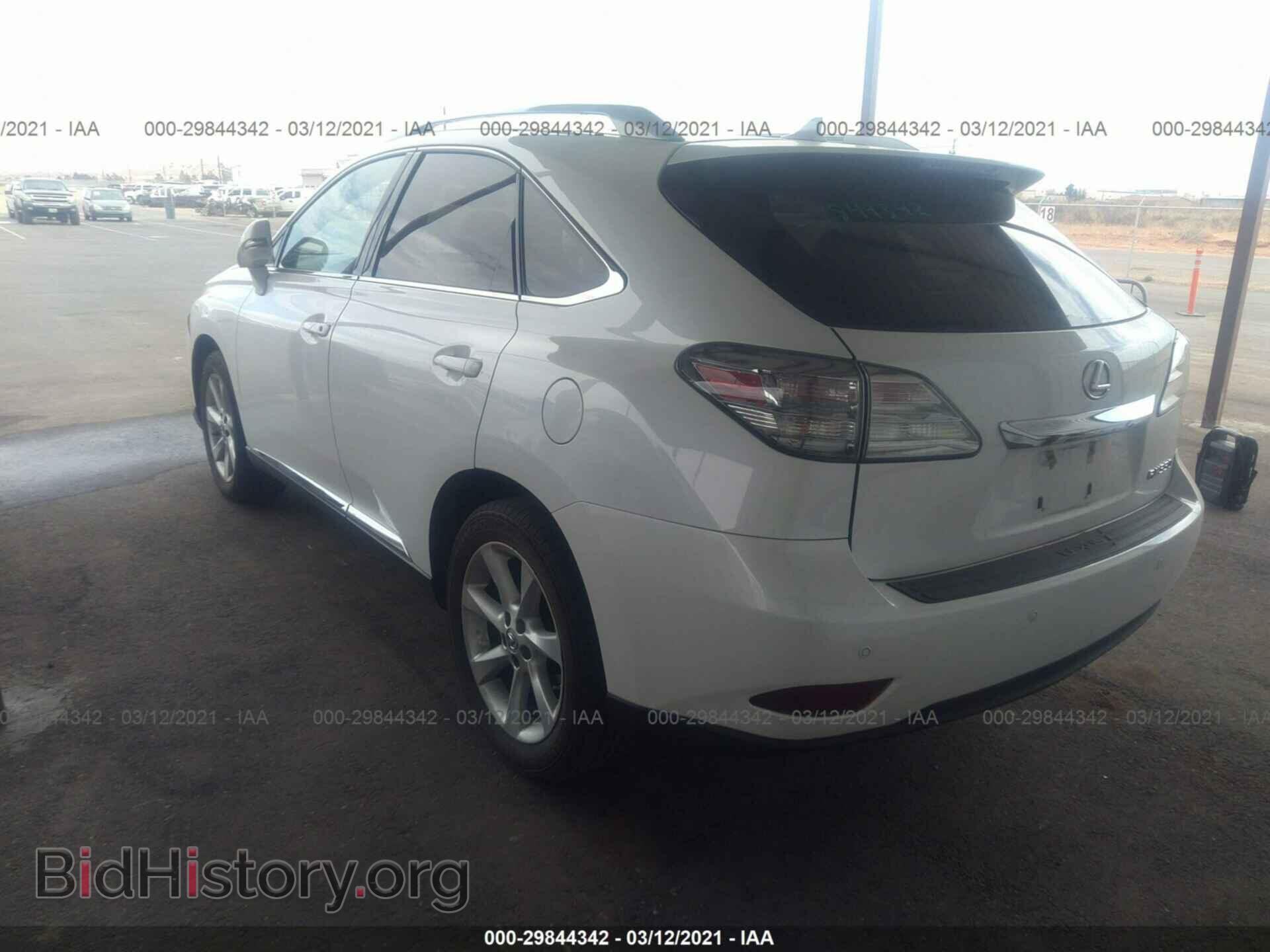 2011 LEXUS RX 350 - VIN: 2T2ZK1BA0BC050978 - Фото 3
