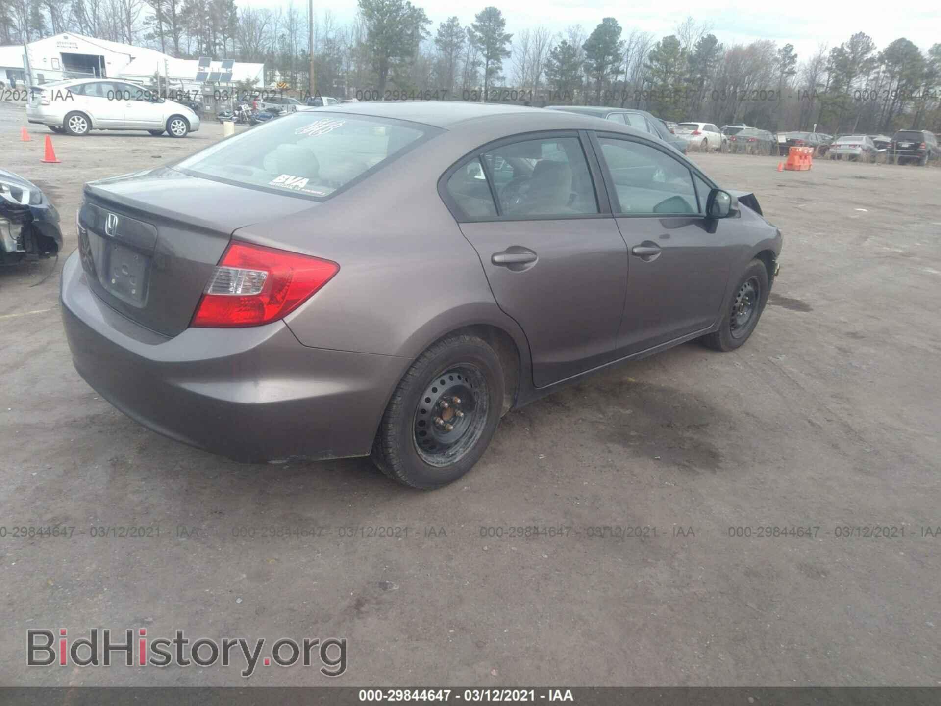 2012 HONDA CIVIC SDN - VIN: 2HGFB2F52CH593459 - Фото 4