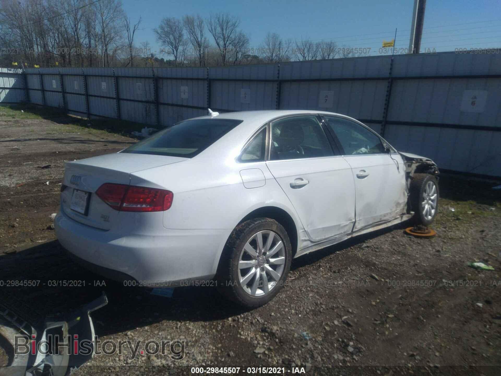 2012 AUDI A4 - VIN: WAUDFAFL5CN021339 - Photo 4