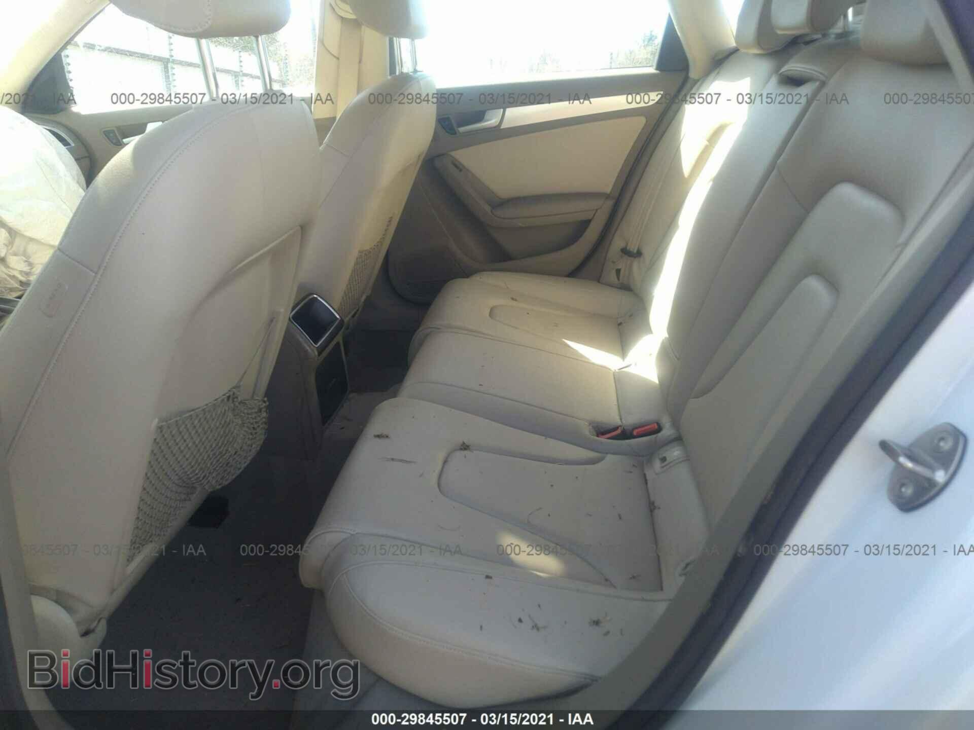 2012 AUDI A4 - VIN: WAUDFAFL5CN021339 - Photo 8