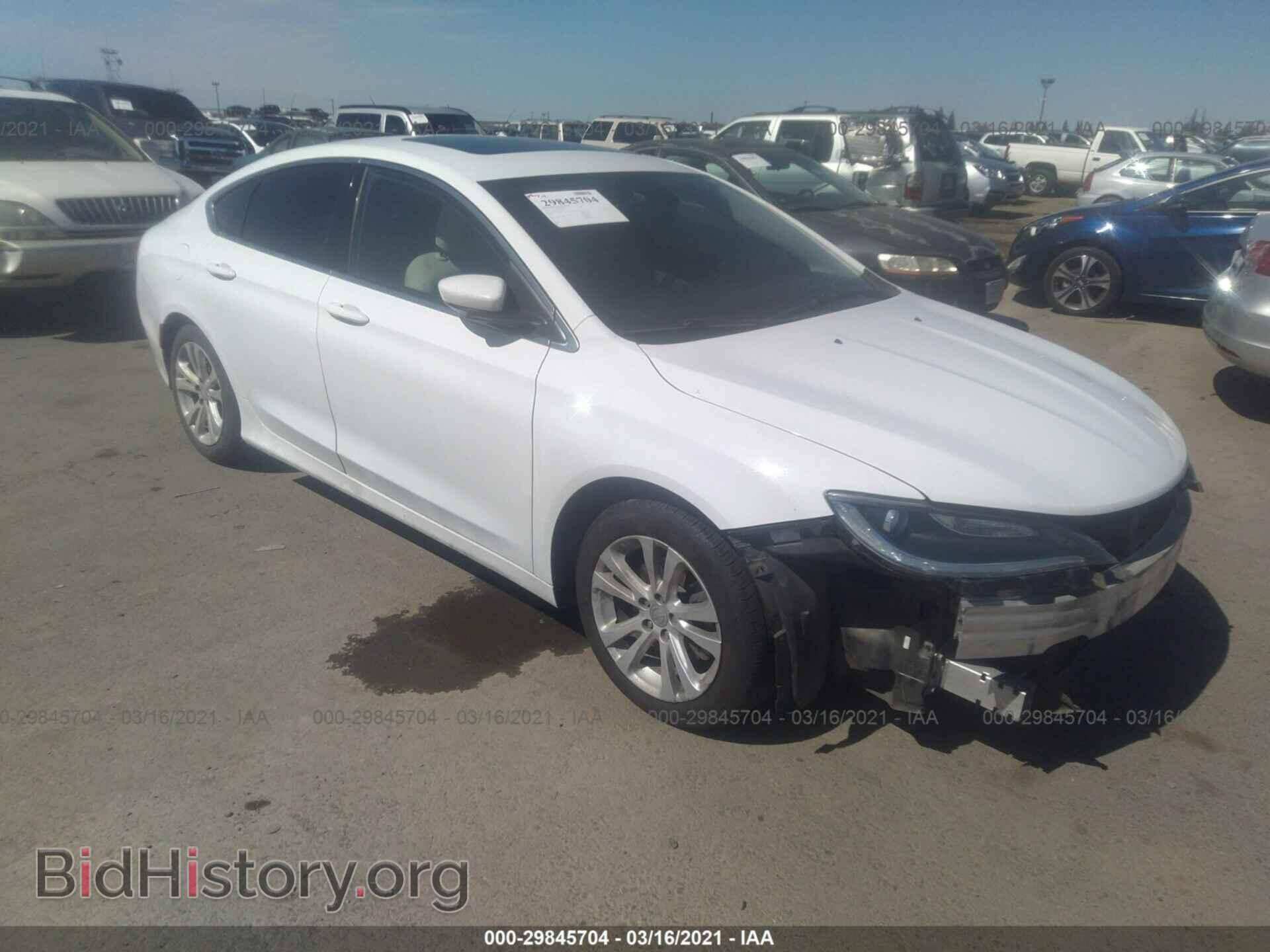 Фотография 1C3CCCAB3FN679915 - CHRYSLER 200 2015