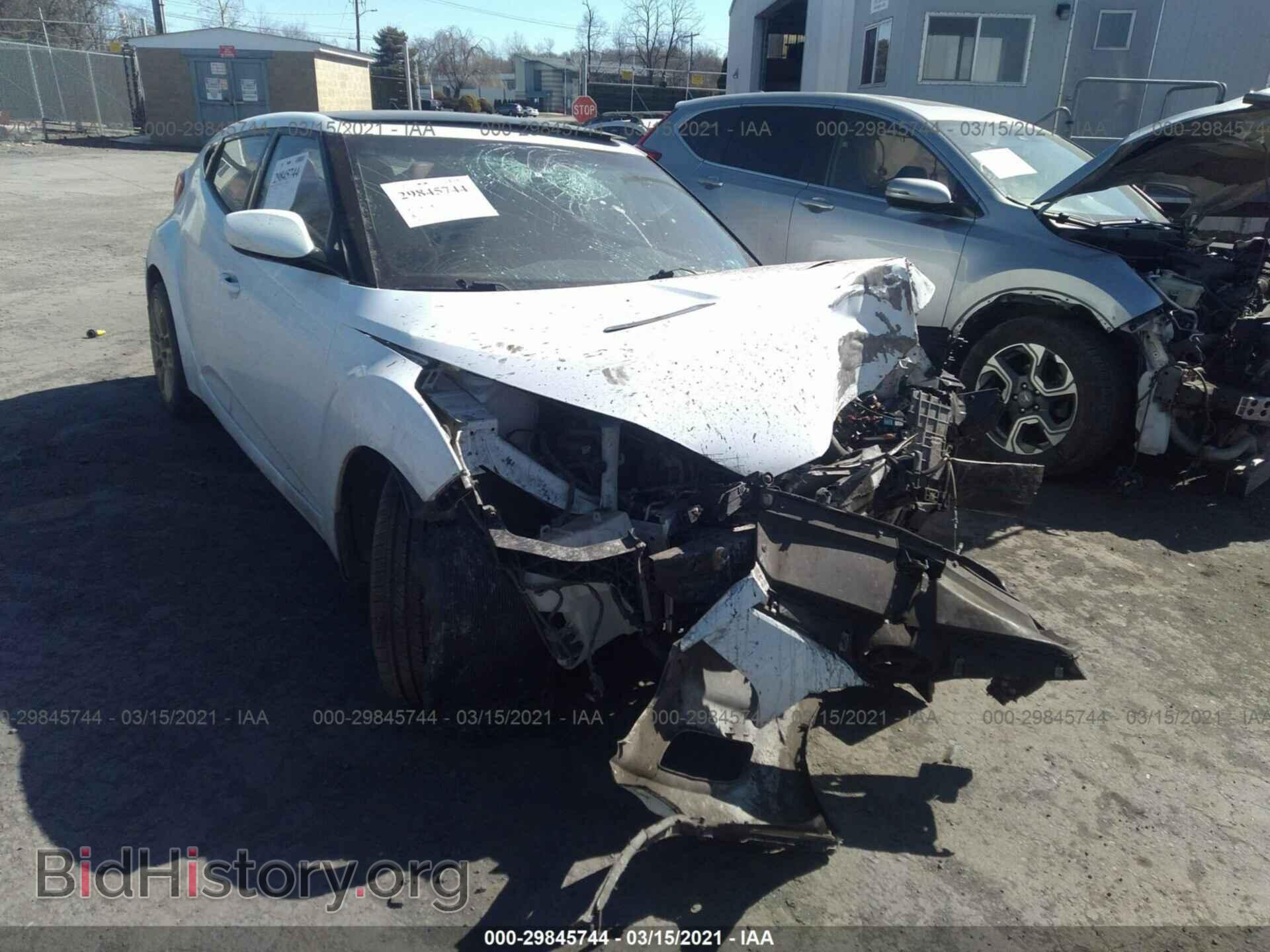 Фотография KMHTC6ADXCU025165 - HYUNDAI VELOSTER 2012