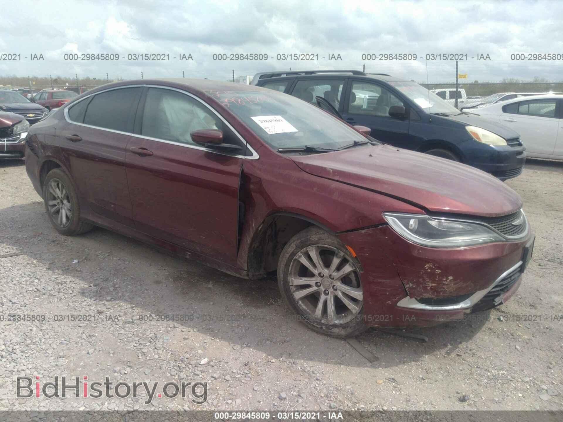 Фотография 1C3CCCAB5FN739886 - CHRYSLER 200 2015