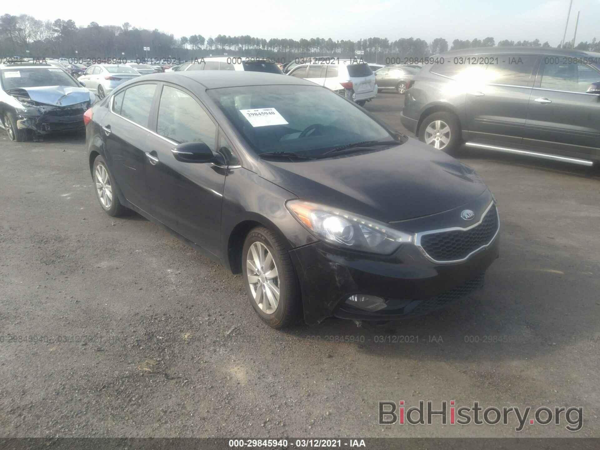 Photo KNAFX4A86E5078405 - KIA FORTE 2014