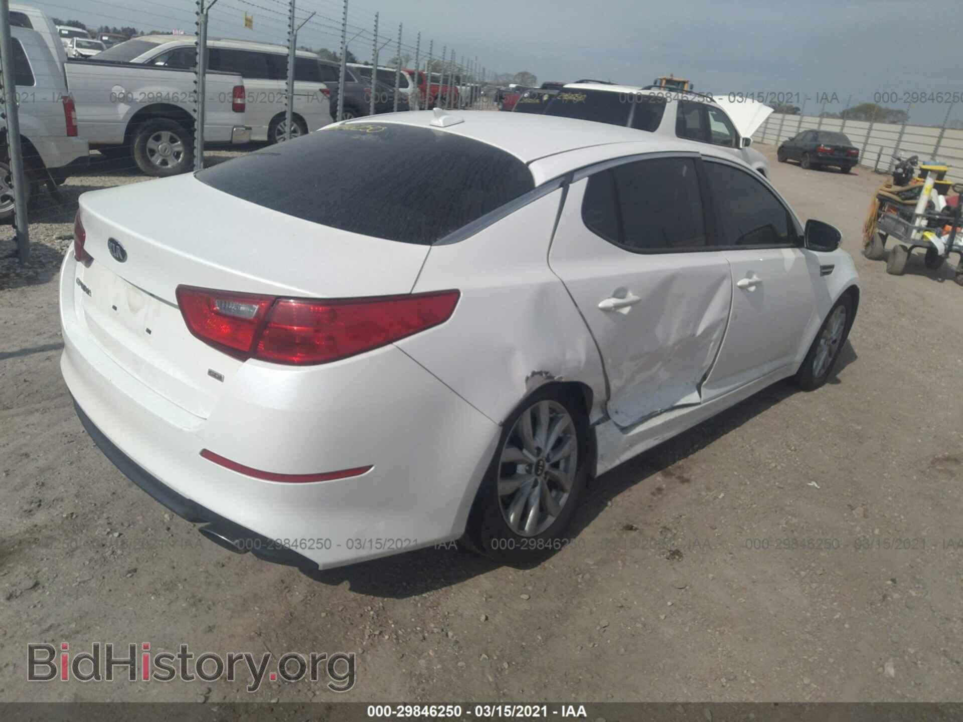 2015 KIA OPTIMA - VIN: KNAGM4A76F5617885 - Photo 4