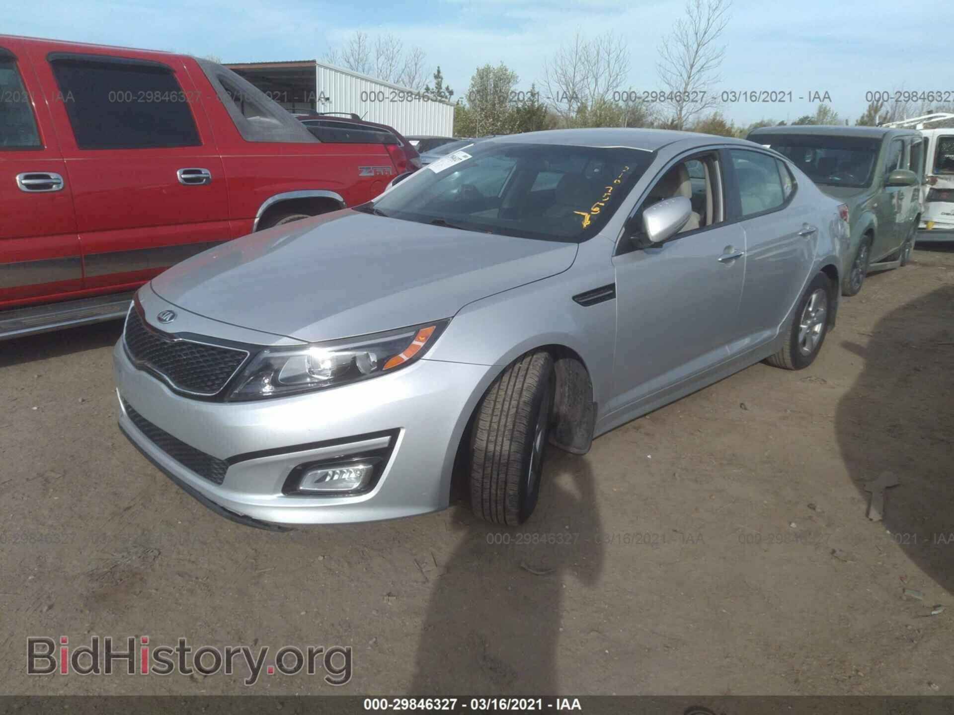 2014 KIA OPTIMA - VIN: 5XXGM4A71EG342228 - Фото 2