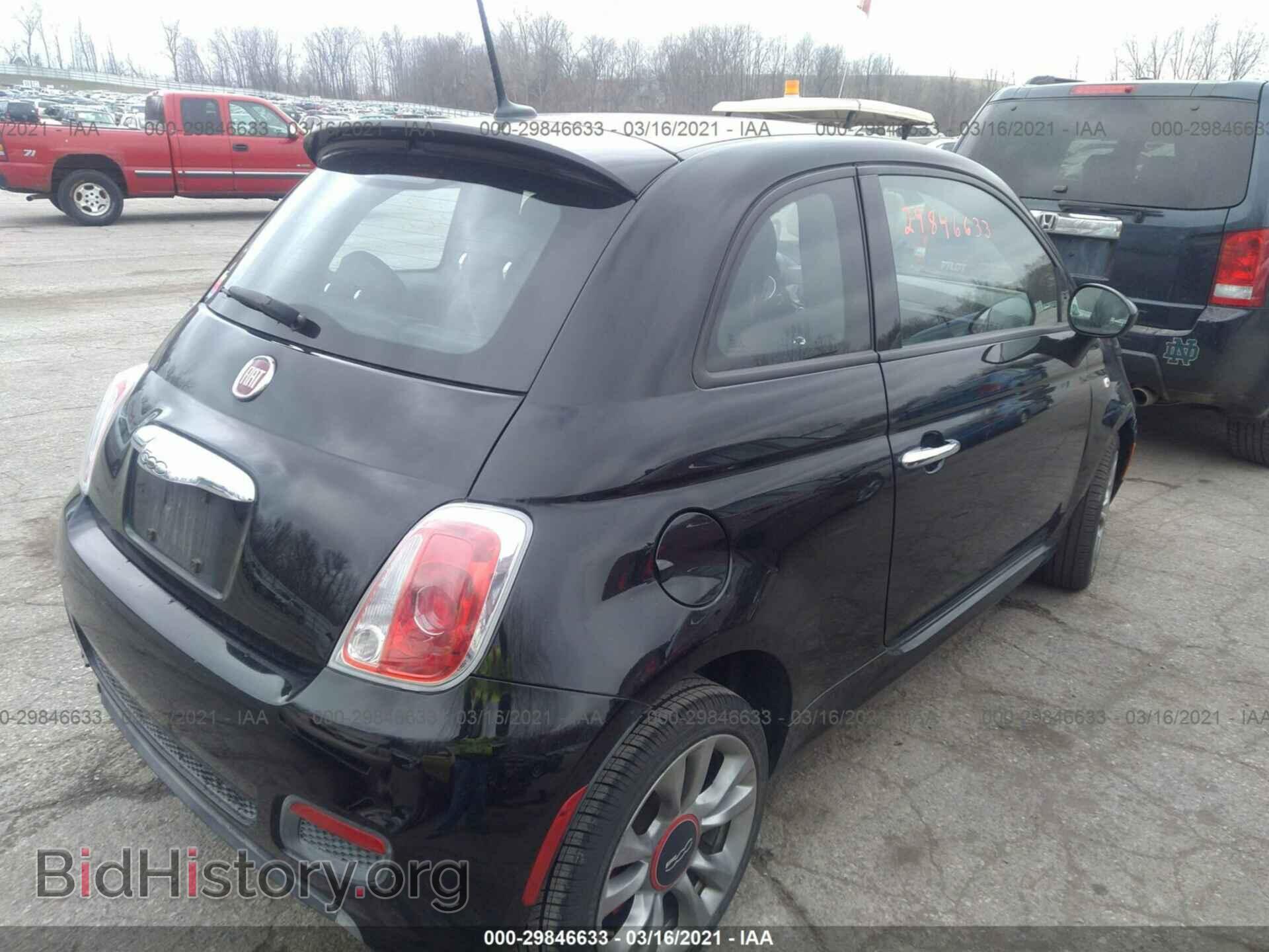 2015 FIAT 500 - VIN: 3C3CFFBR2FT619838 - Фото 4