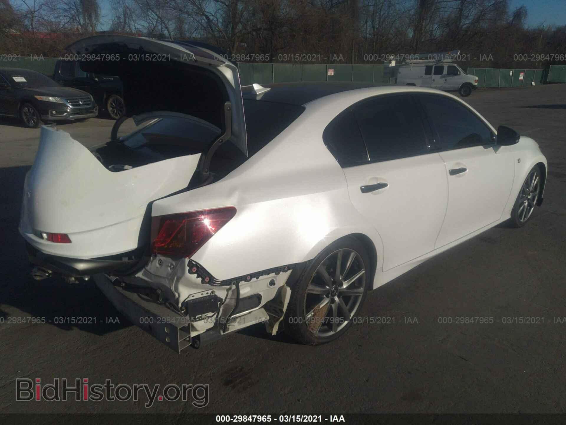 2013 LEXUS GS 350 - VIN: JTHCE1BL8D5016417 - Фото 4