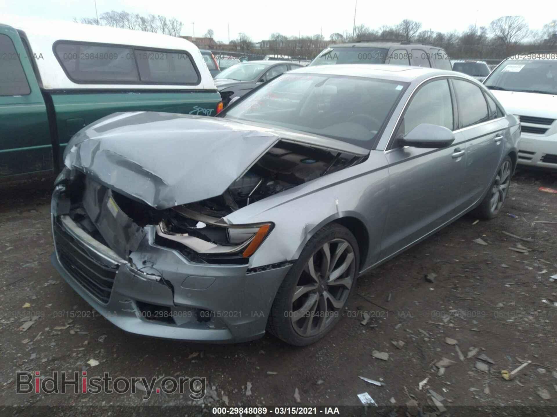 2013 AUDI A6 - VIN: WAUGFAFC3DN132356 - Фото 2