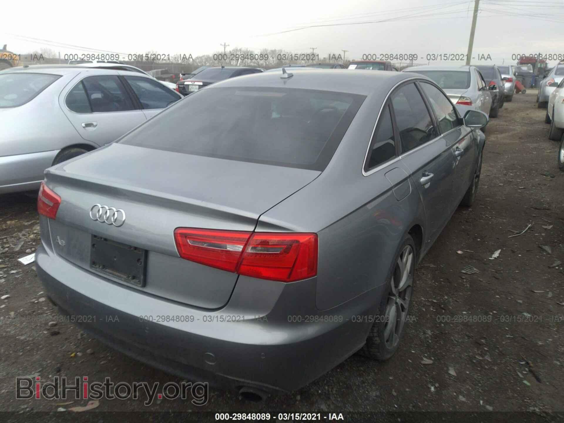 2013 AUDI A6 - VIN: WAUGFAFC3DN132356 - Фото 4