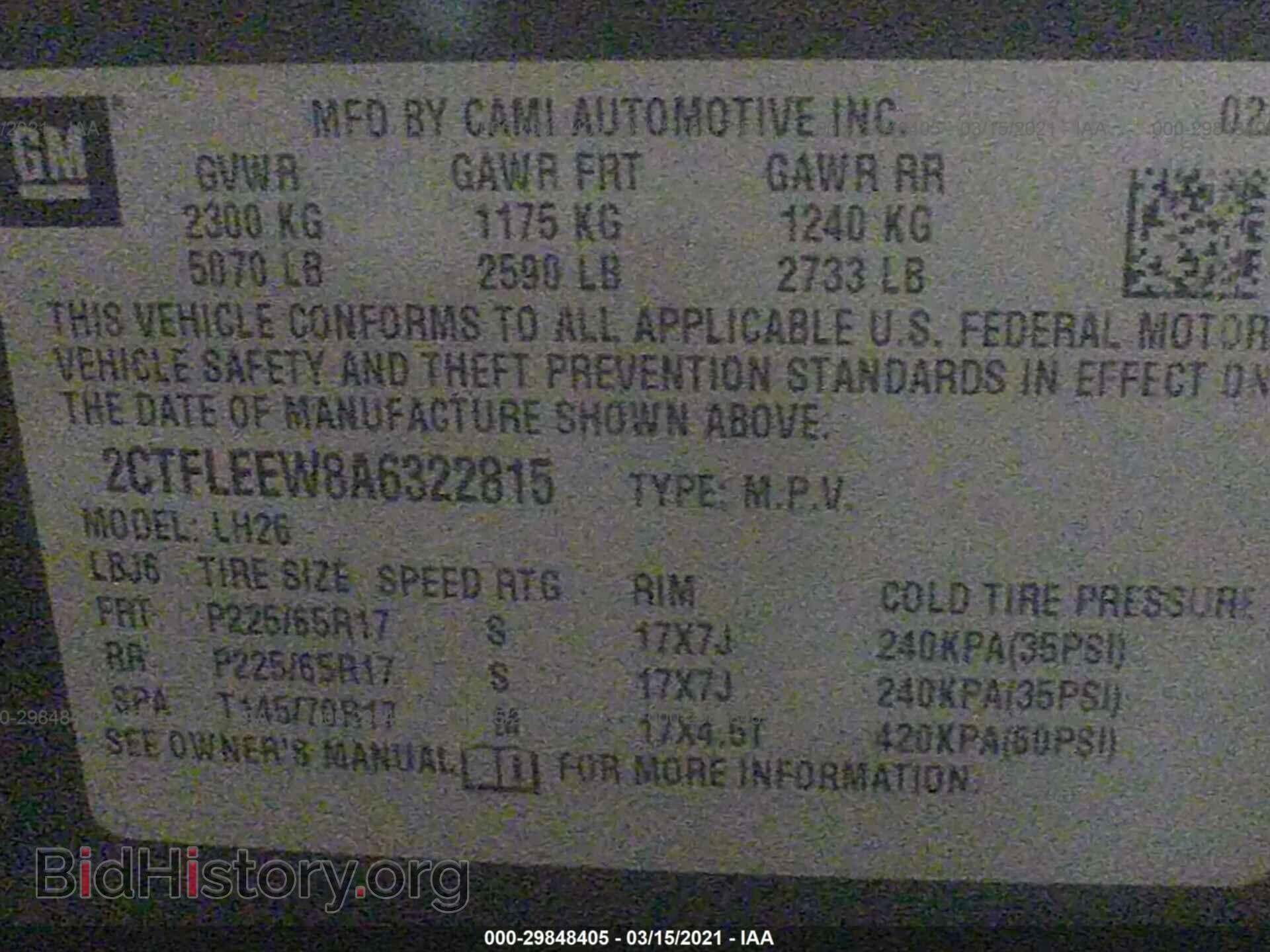 2010 GMC TERRAIN - VIN: 2CTFLEEW8A6322815 - Photo 9