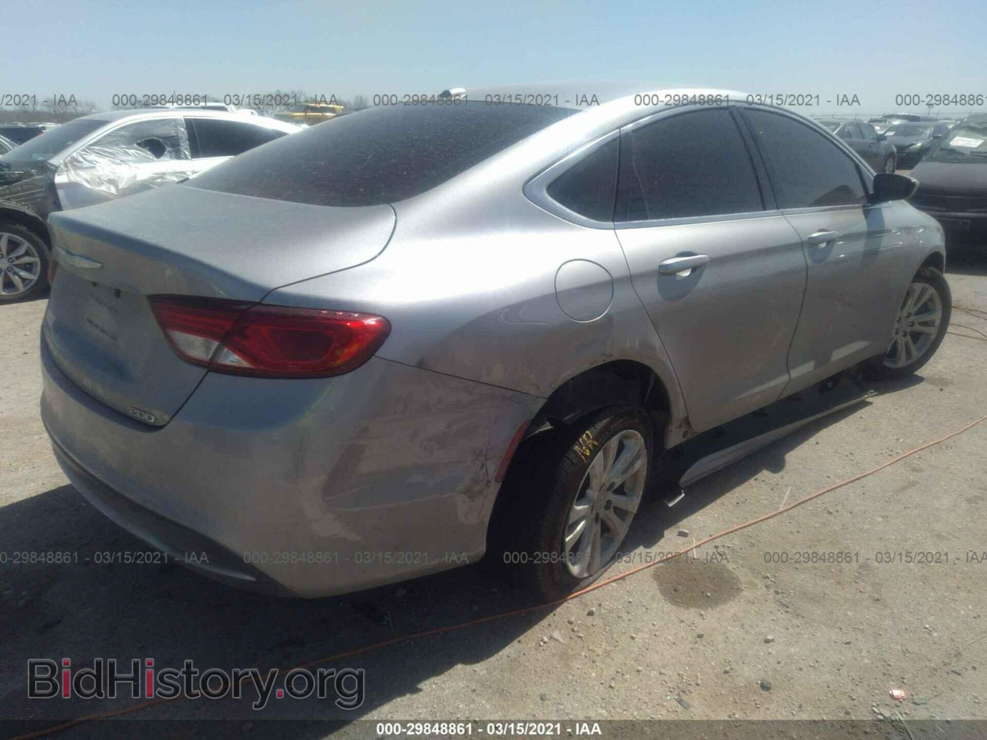 2015 CHRYSLER 200 - VIN: 1C3CCCAB9FN650807 - Фото 4