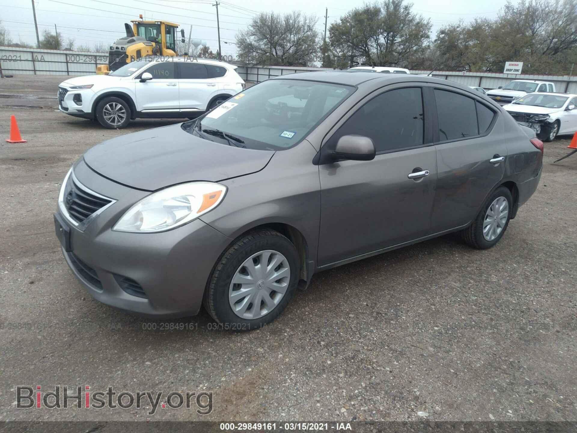 2012 NISSAN VERSA - VIN: 3N1CN7AP7CL861365 - Фото 2