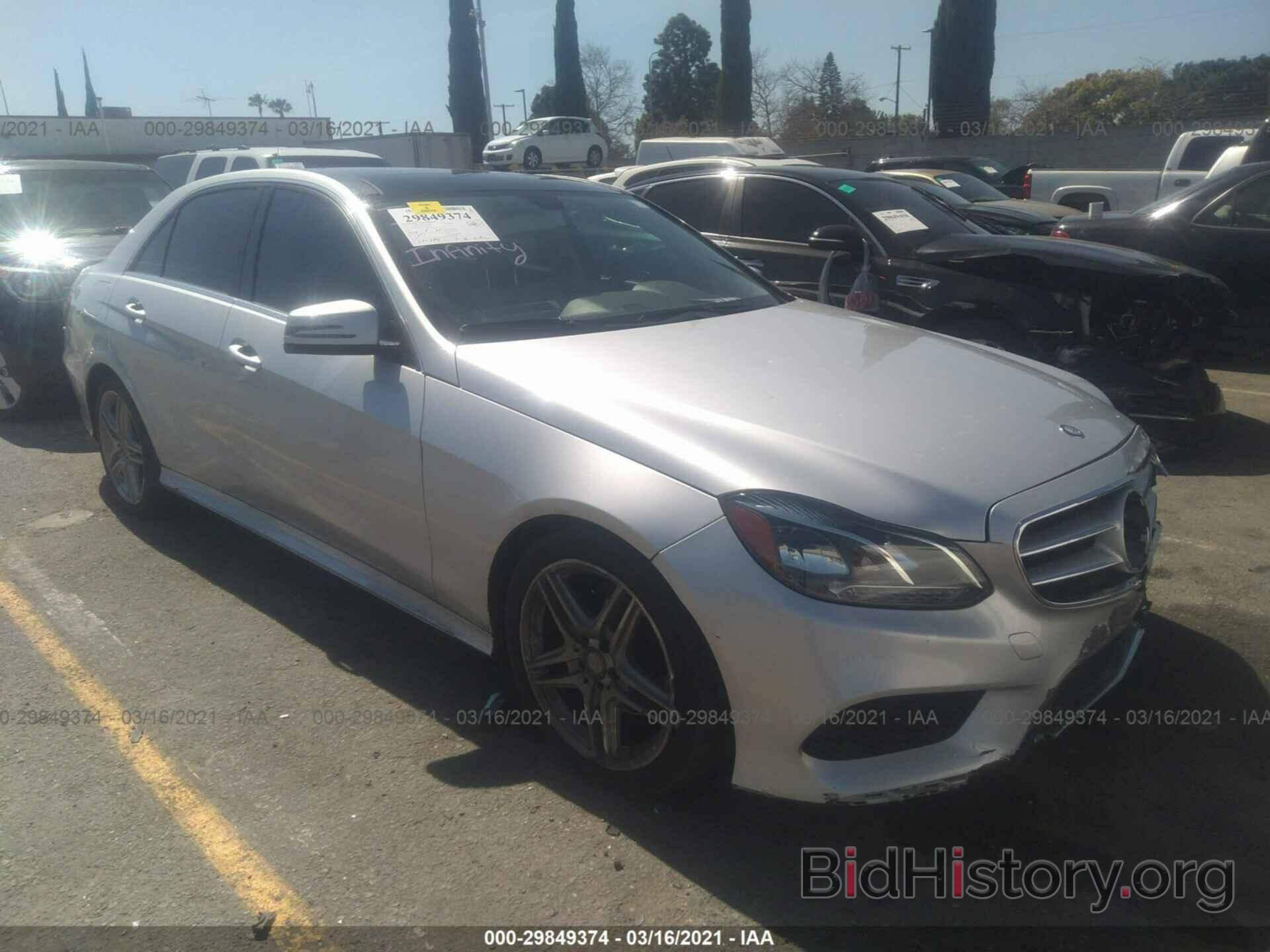 Photo WDDHF5KB2EA902492 - MERCEDES-BENZ E-CLASS 2014