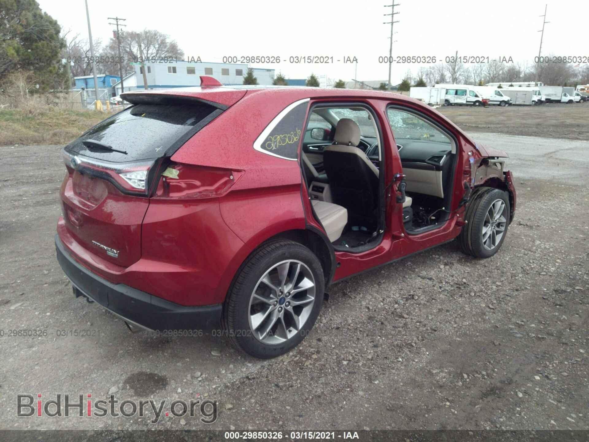2015 FORD EDGE - VIN: 2FMTK4K98FBC10715 - Photo 4