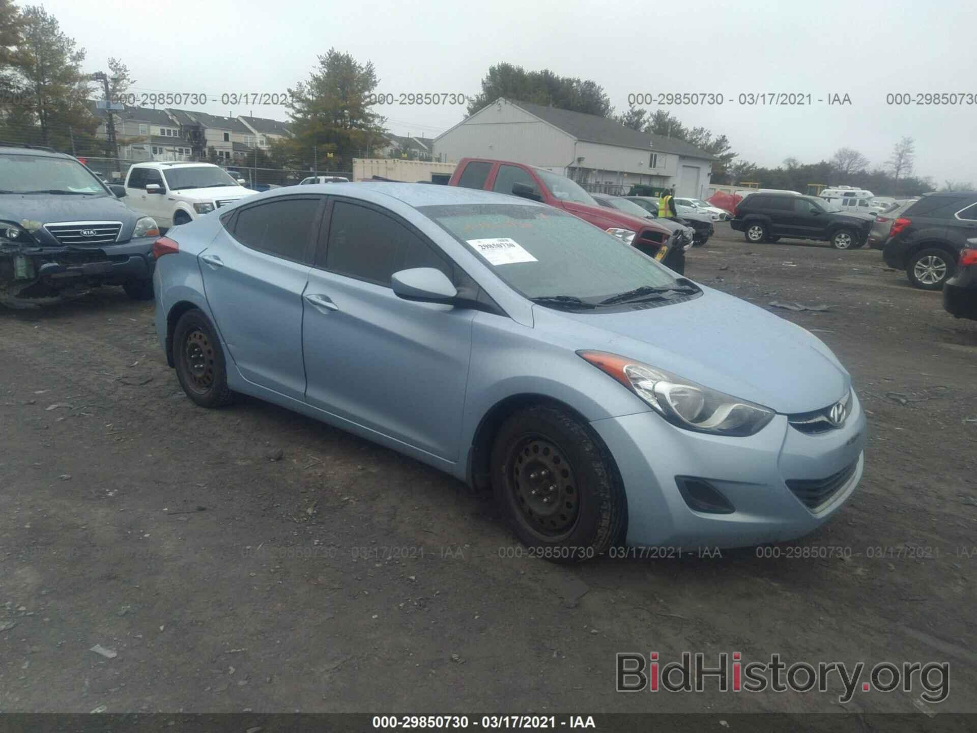 Photo KMHDH4AE9CU461248 - HYUNDAI ELANTRA 2012