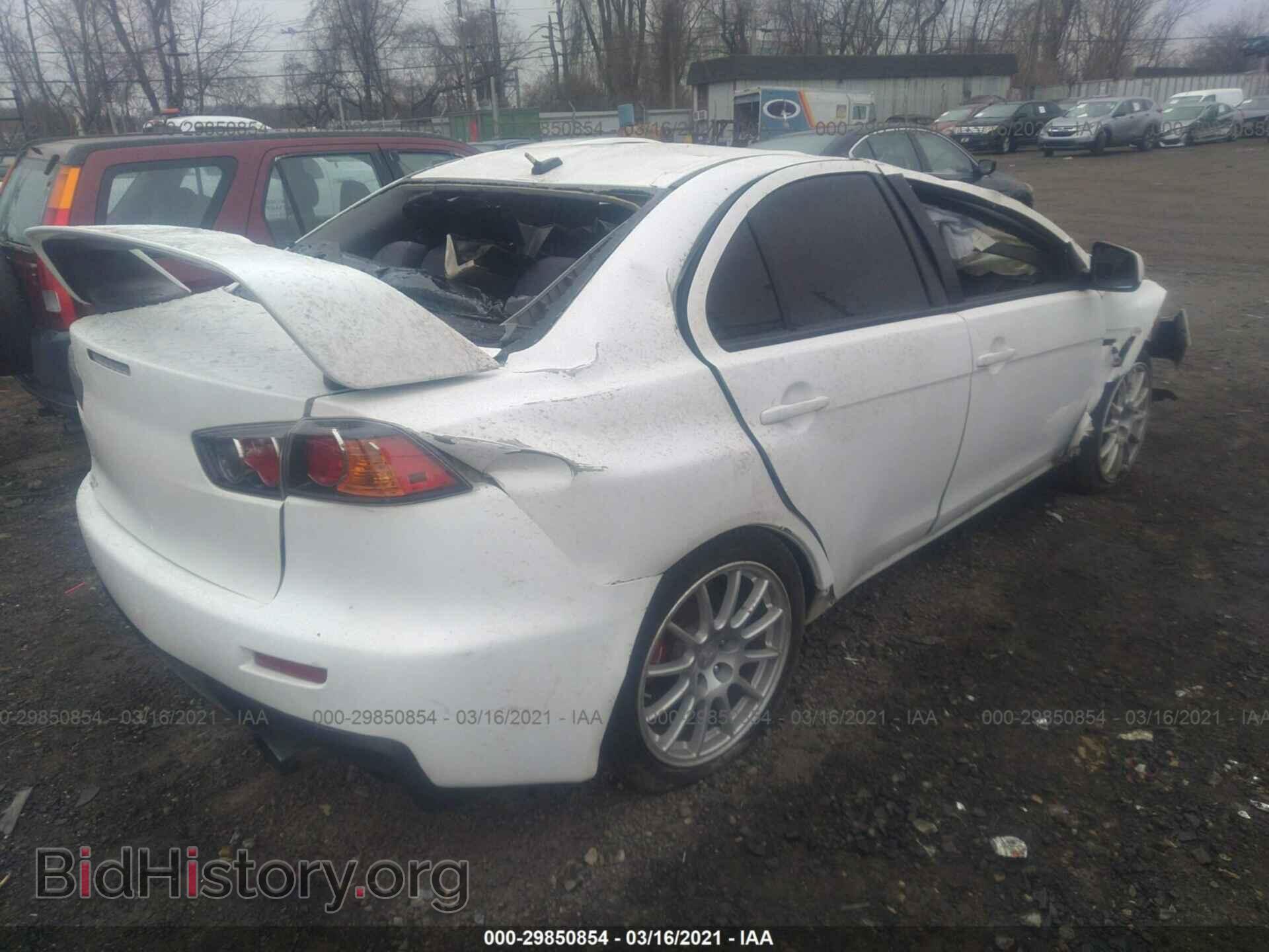 2014 MITSUBISHI LANCER EVOLUTION - VIN: JA32W8FVXEU006590 - Фото 4