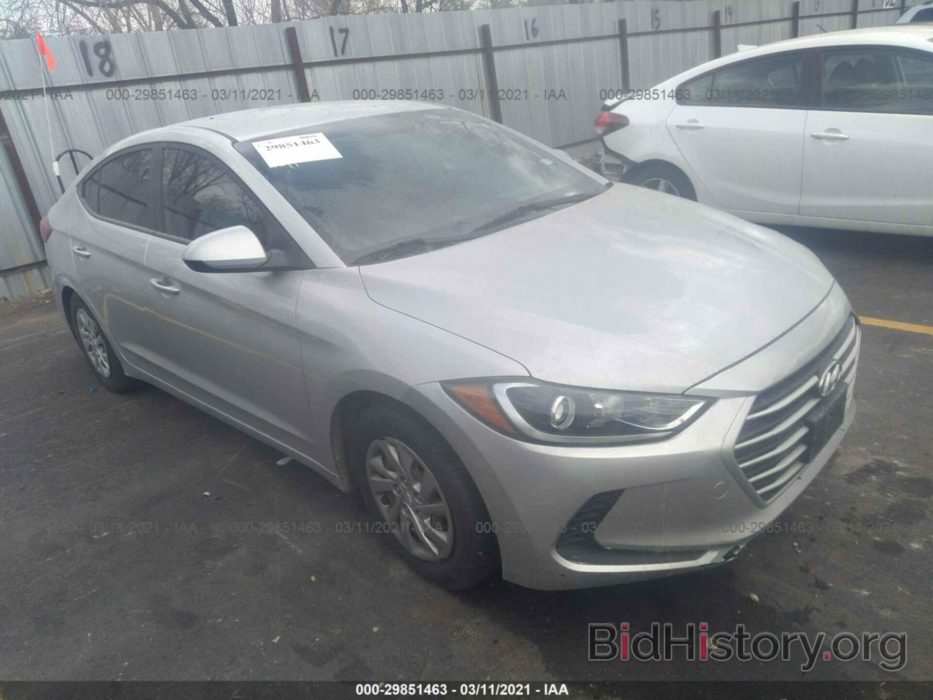 Photo KMHD74LF0HU117792 - HYUNDAI ELANTRA 2017