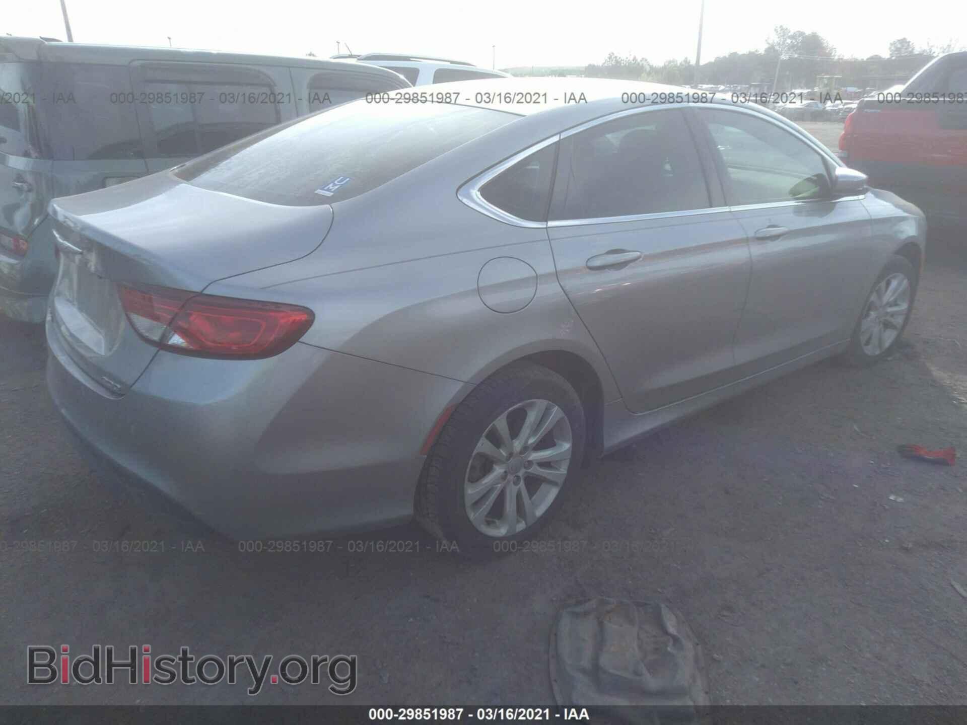 2016 CHRYSLER 200 - VIN: 1C3CCCFB8GN196270 - Фото 4