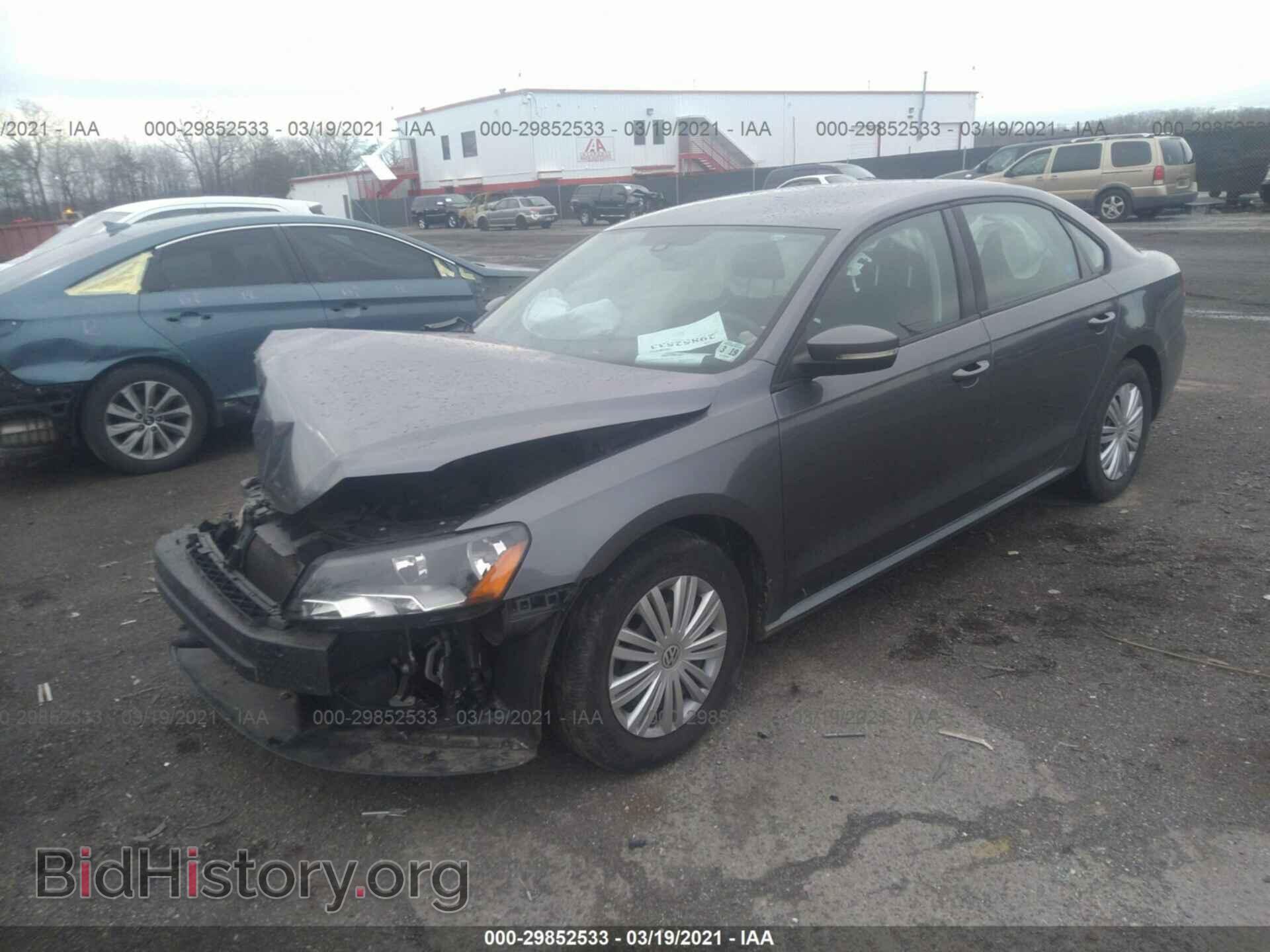 2014 VOLKSWAGEN PASSAT - VIN: 1VWAT7A3XEC029876 - Фото 2
