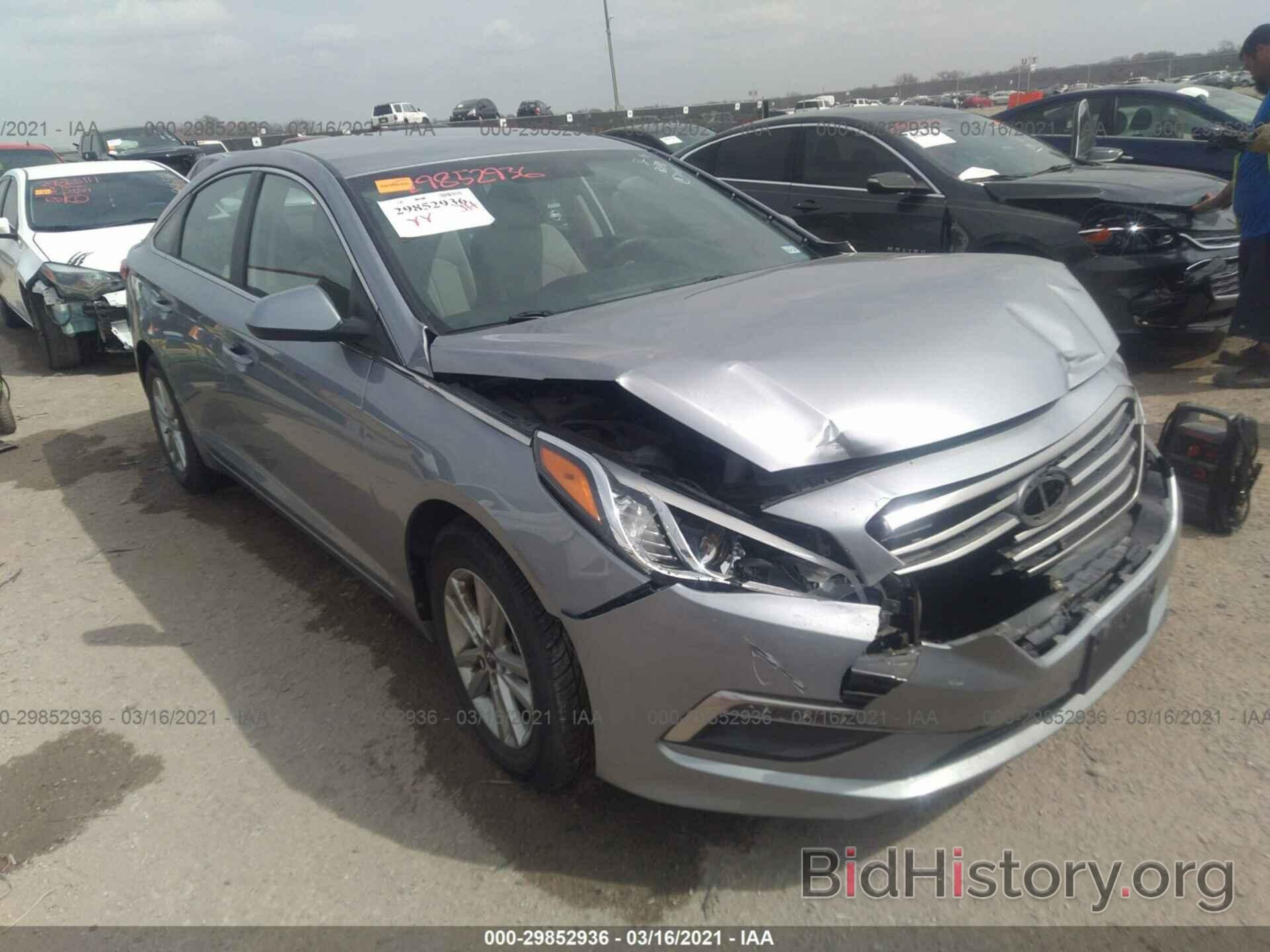 Photo 5NPE24AFXFH139185 - HYUNDAI SONATA 2015