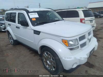 2011 Dodge NITRO Heat, белый — VIN 1D4PT4GK6BW582533, IAAI
