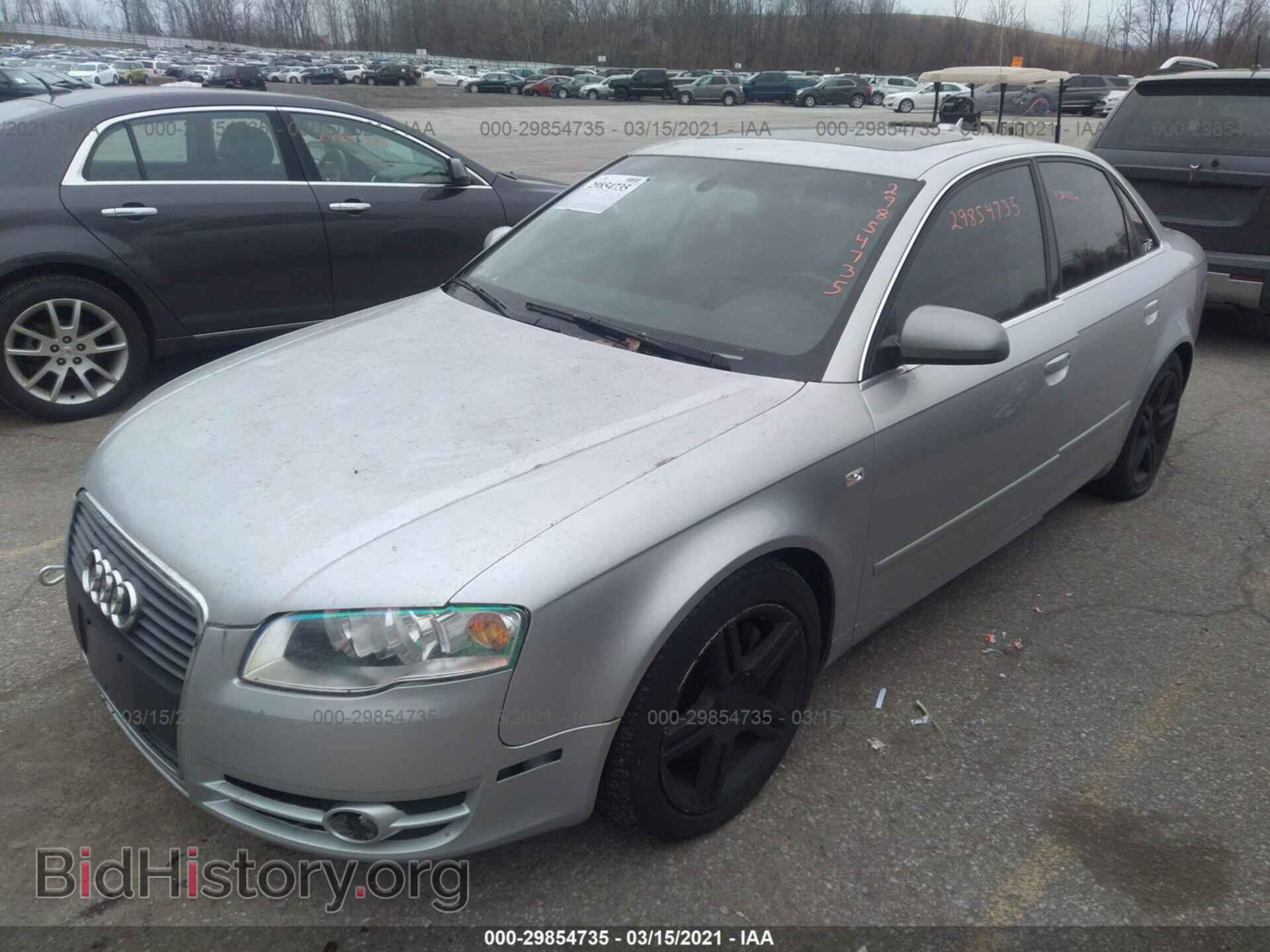 2006 AUDI A4 - VIN: WAUDF78E96A047603 - Фото 2