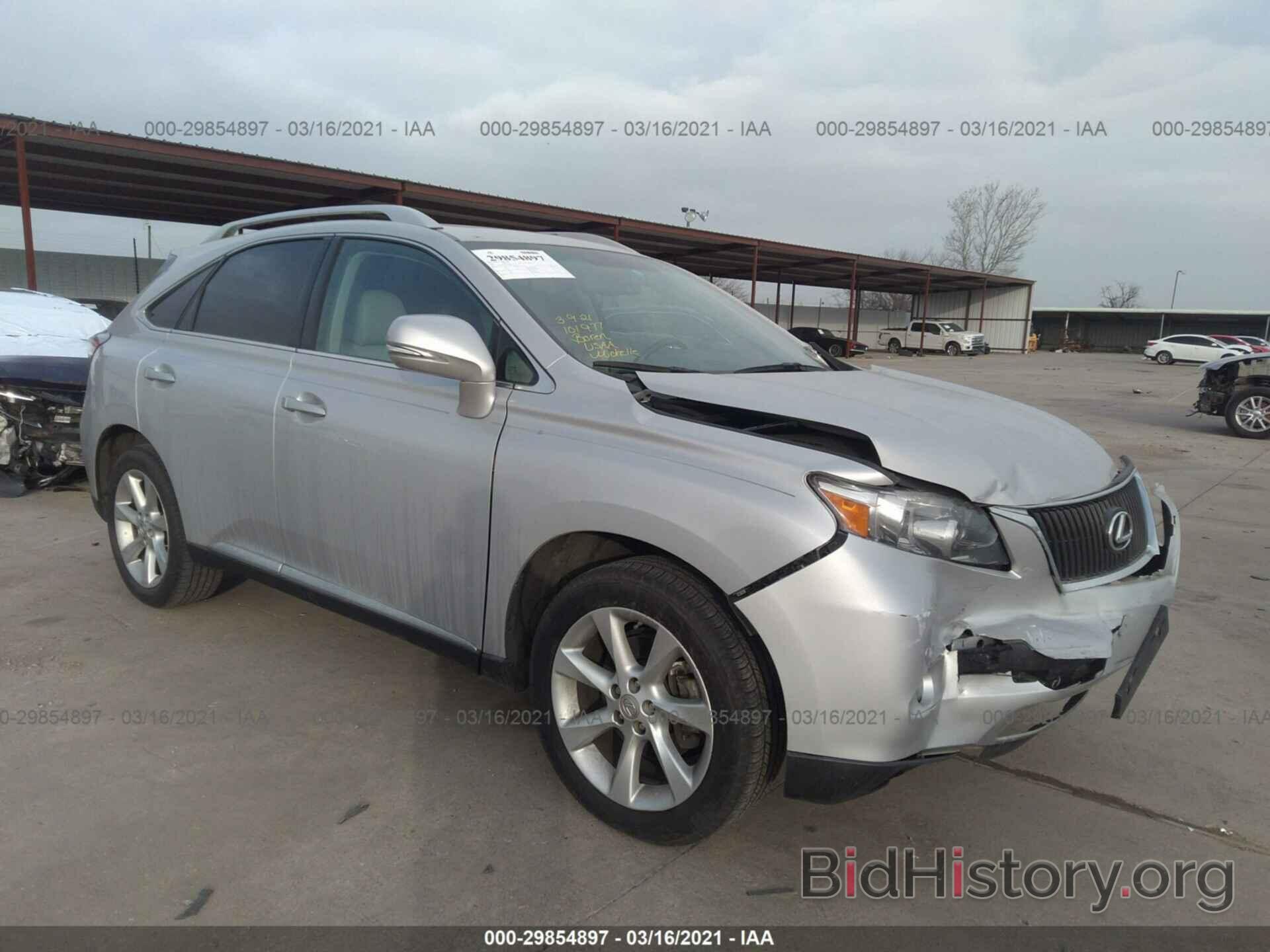 Photo 2T2ZK1BA1AC038465 - LEXUS RX 350 2010