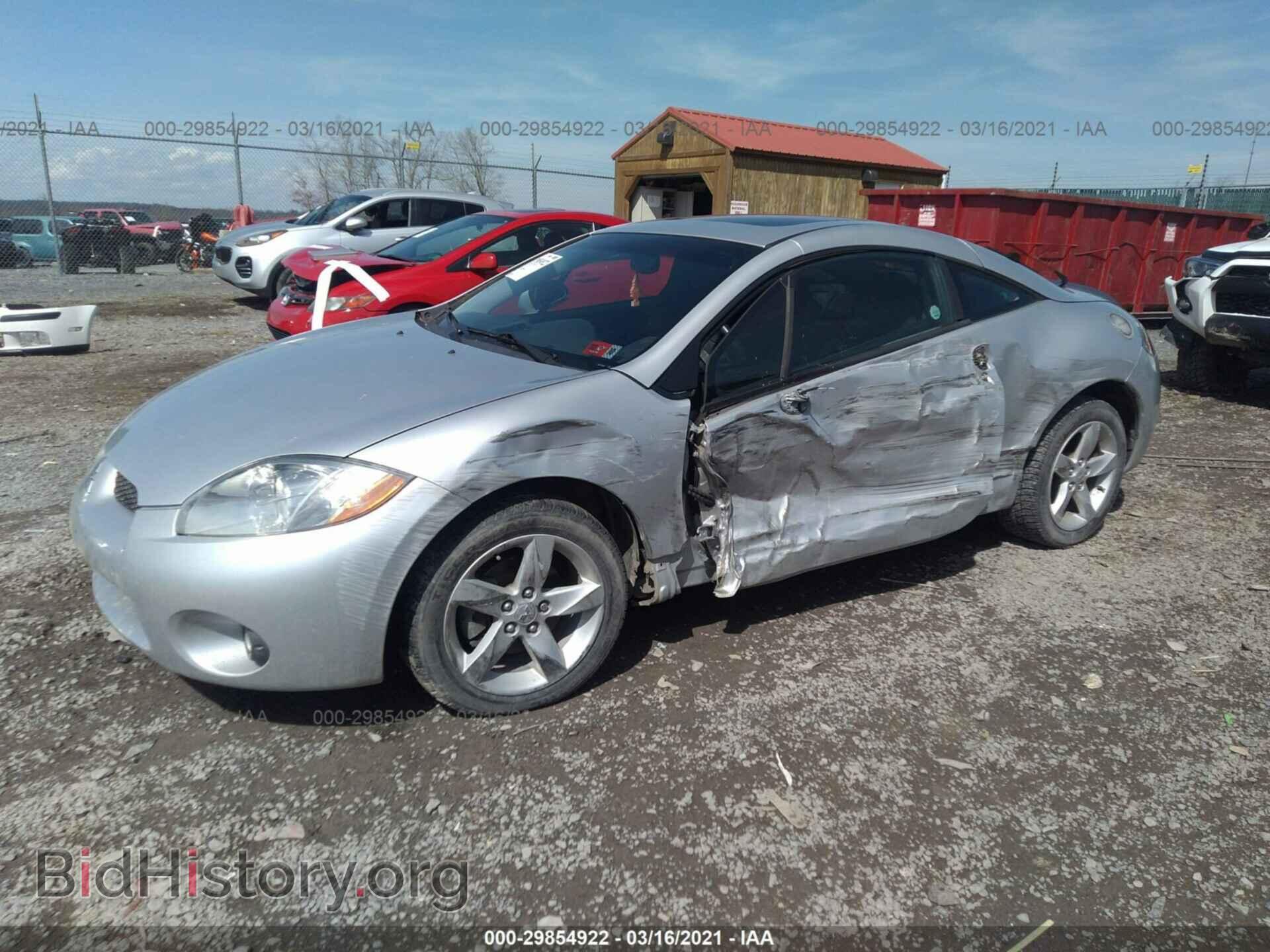 2007 MITSUBISHI ECLIPSE - VIN: 4A3AK24F07E006058 - Фото 2