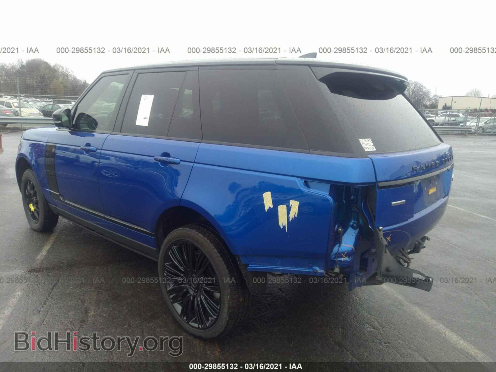 2018 LAND ROVER RANGE ROVER - VIN: SALGS2RE5JA514885 - Фото 3