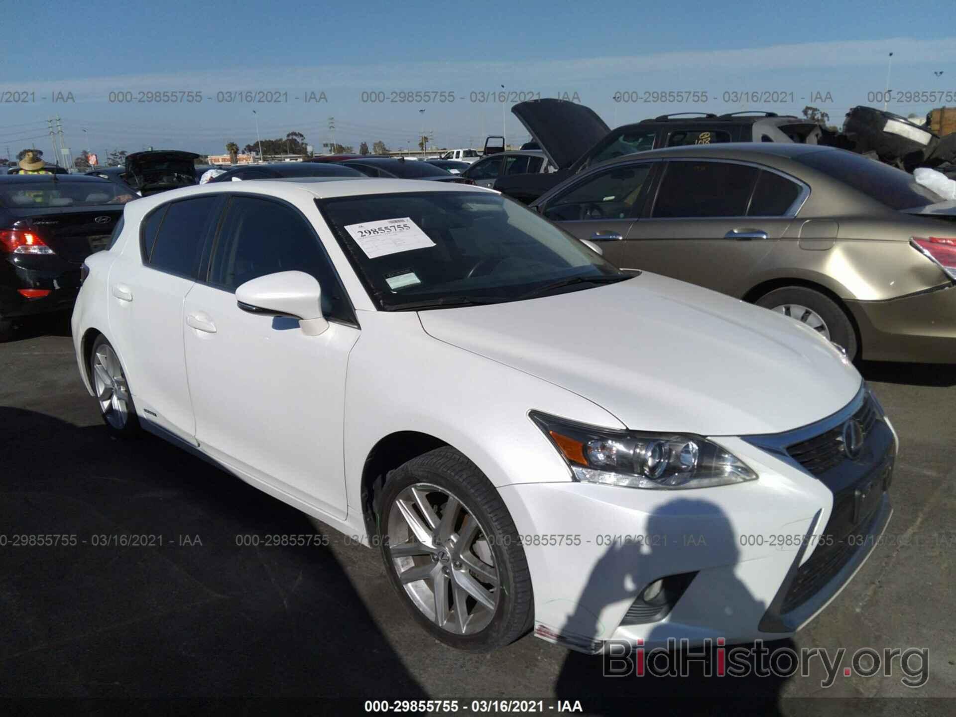 Photo JTHKD5BH1F2229280 - LEXUS CT 200H 2015