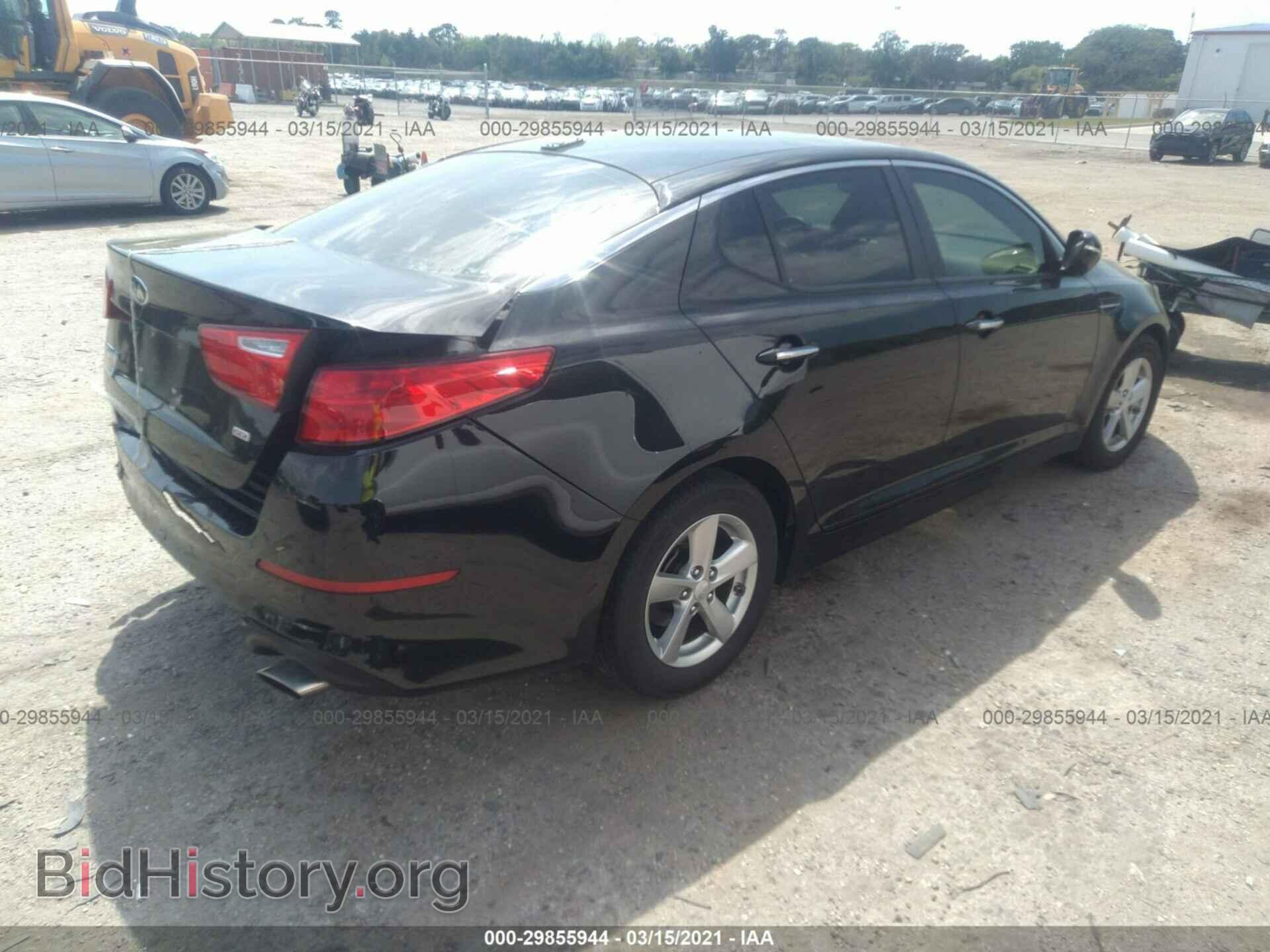 2015 KIA OPTIMA - VIN: 5XXGM4A72FG449869 - Фото 4