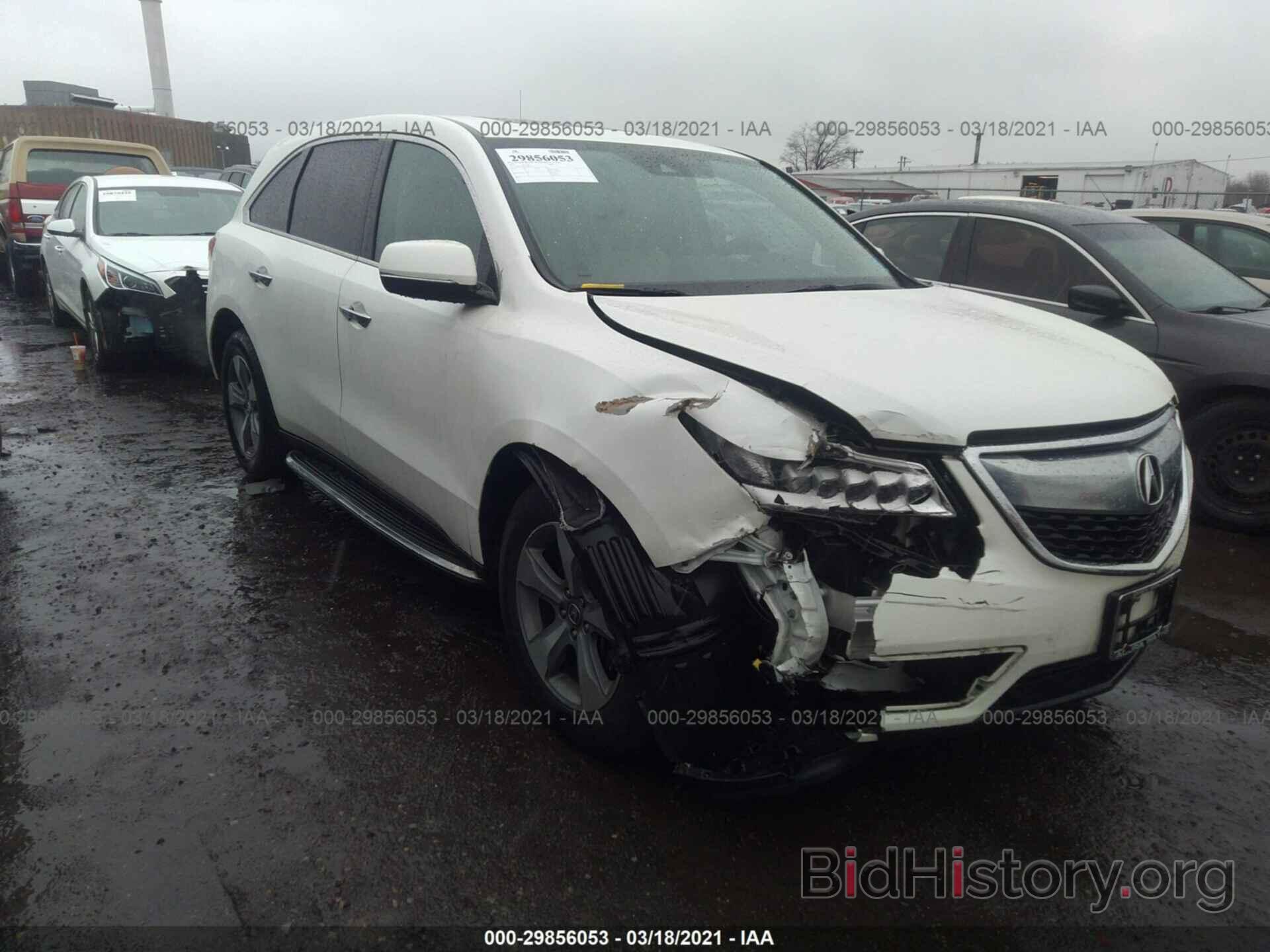 Photo 5FRYD4H22GB005716 - ACURA MDX 2016