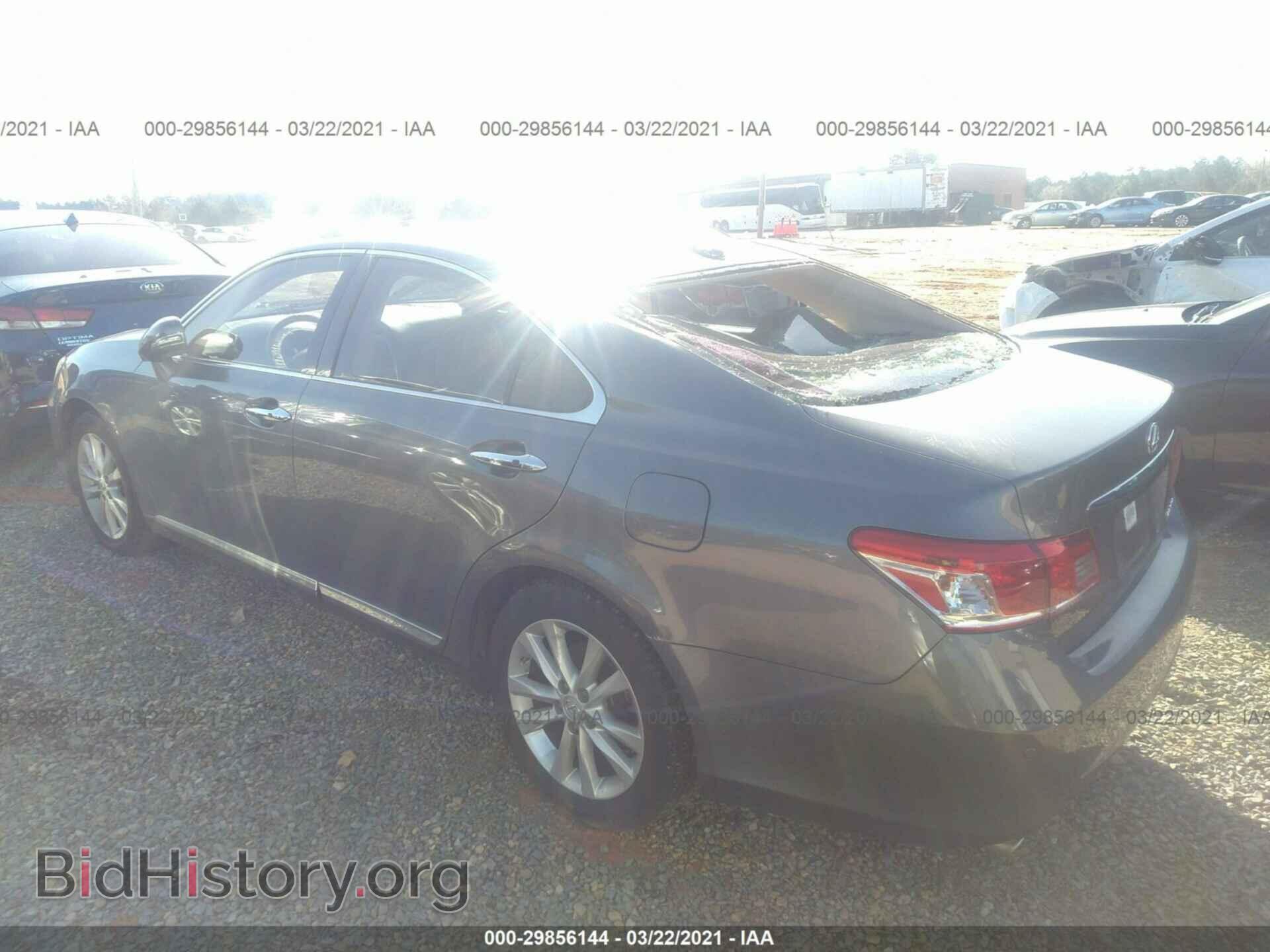 2012 LEXUS ES 350 - VIN: JTHBK1EG0C2507664 - Фото 3