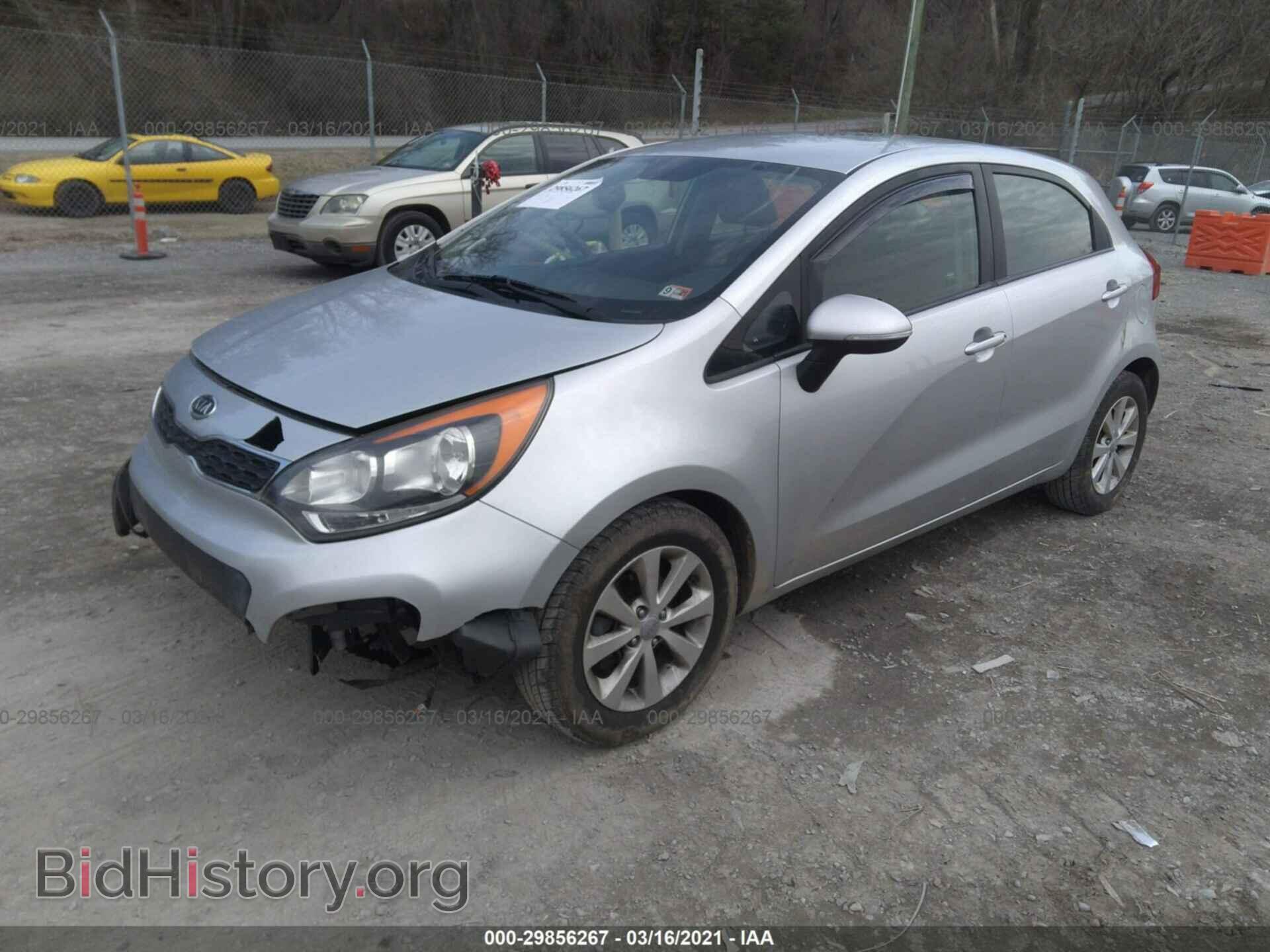 2013 KIA RIO - VIN: KNADN5A35D6113144 - Фото 2