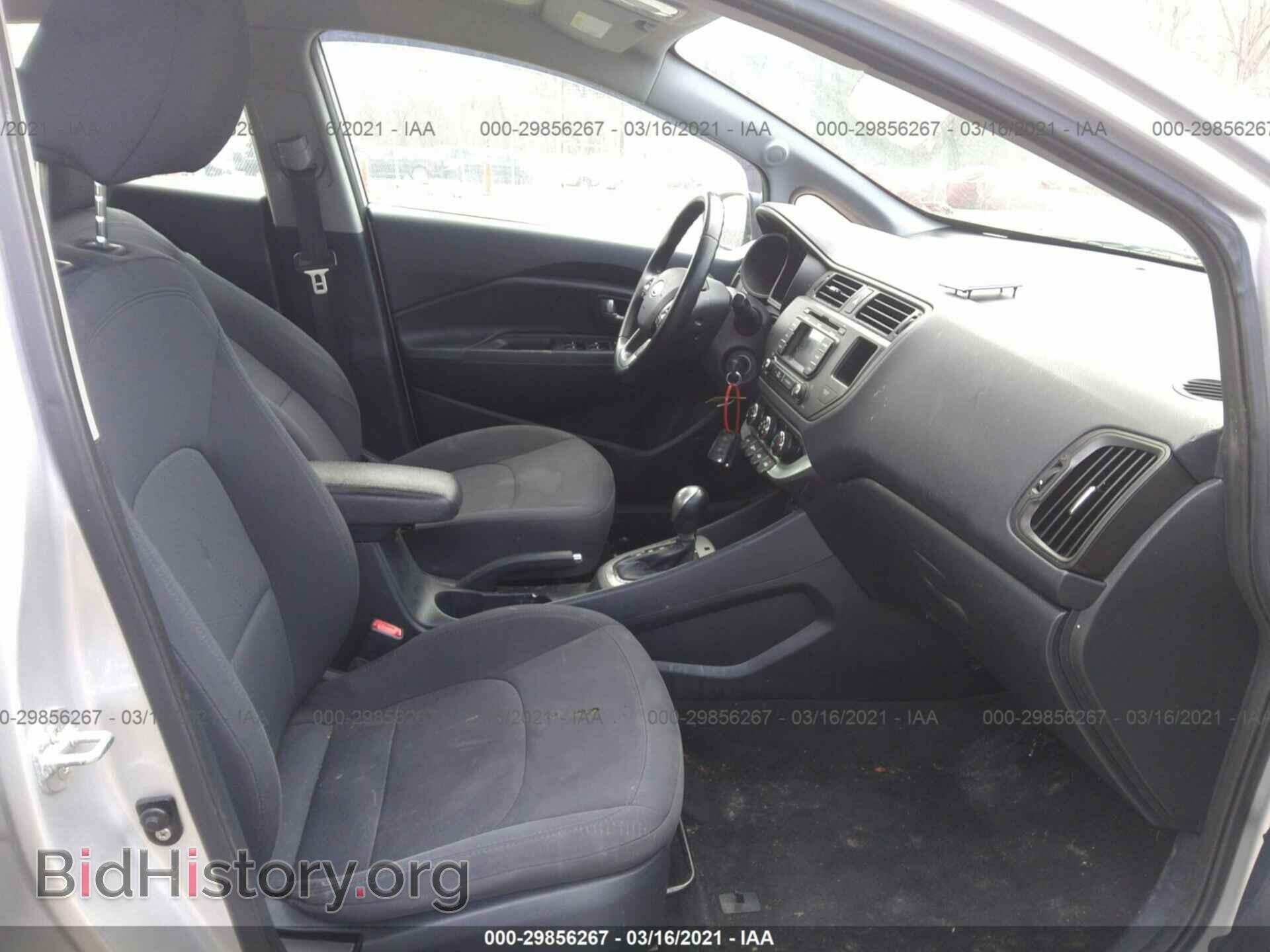 2013 KIA RIO - VIN: KNADN5A35D6113144 - Фото 5